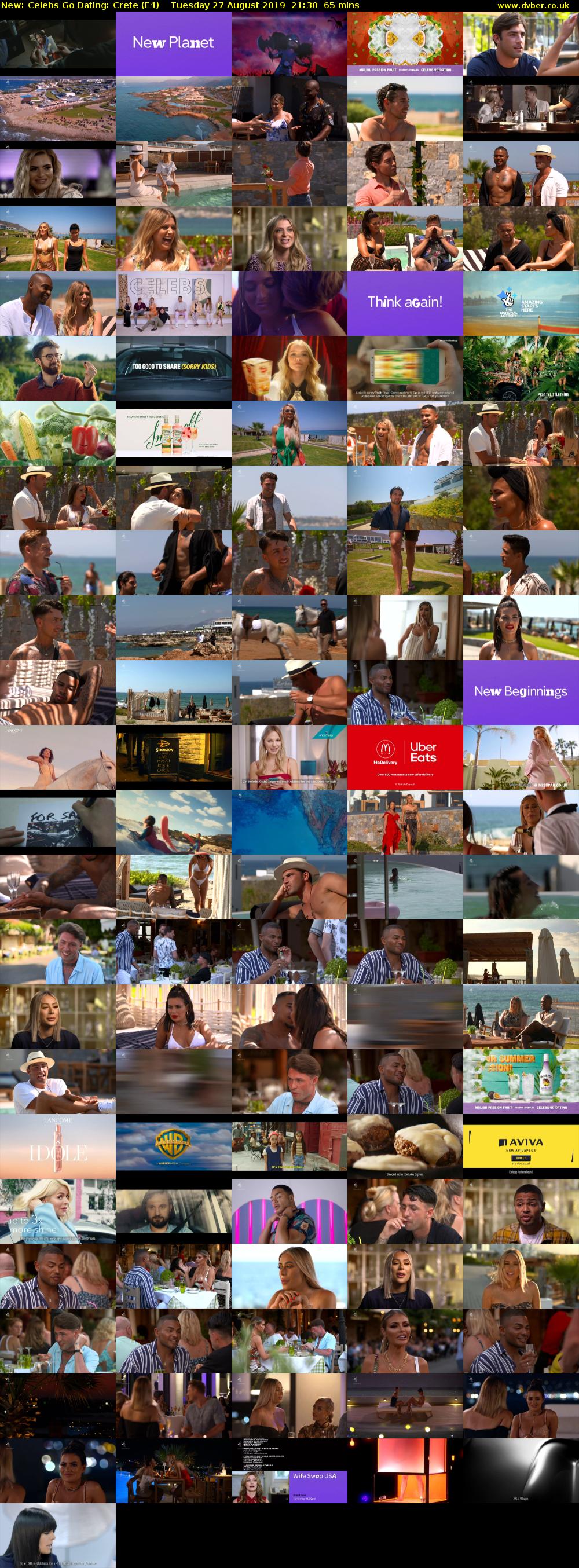 Celebs Go Dating: Crete (E4) Tuesday 27 August 2019 21:30 - 22:35