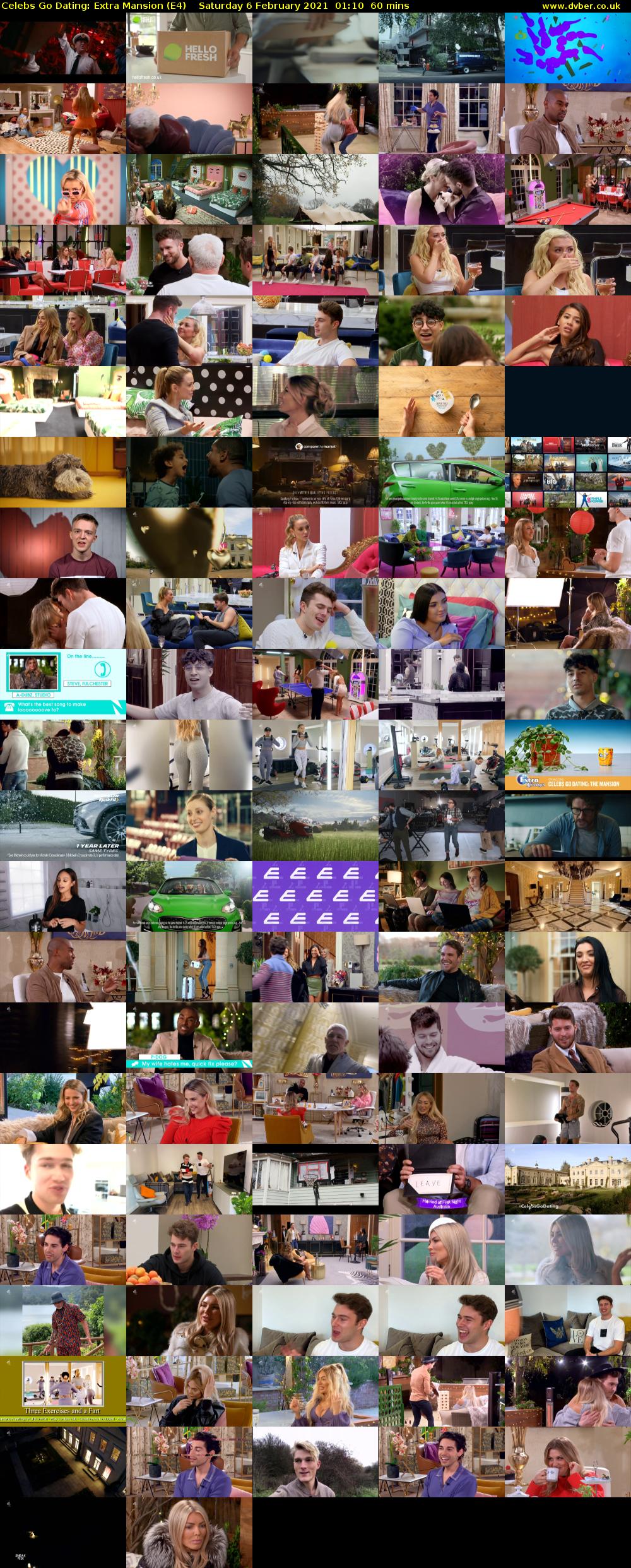 Celebs Go Dating: Extra Mansion (E4) Saturday 6 February 2021 01:10 - 02:10