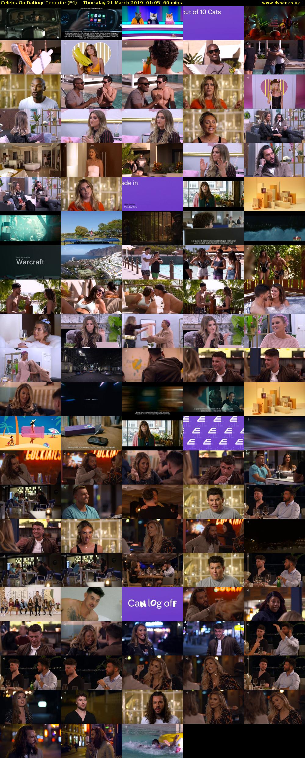 Celebs Go Dating: Tenerife (E4) Thursday 21 March 2019 01:05 - 02:05