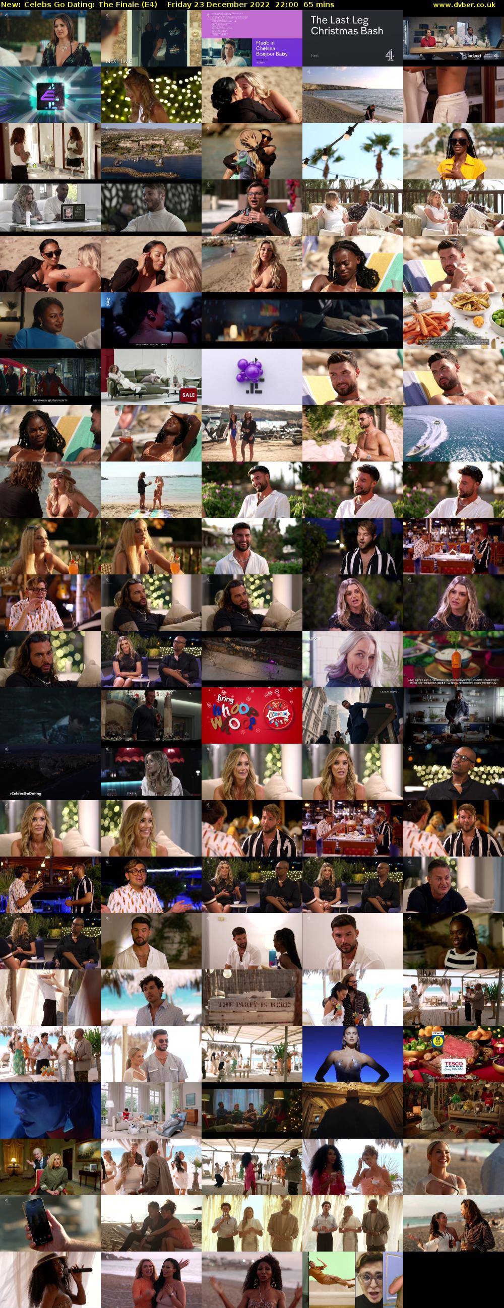 Celebs Go Dating: The Finale (E4) Friday 23 December 2022 22:00 - 23:05