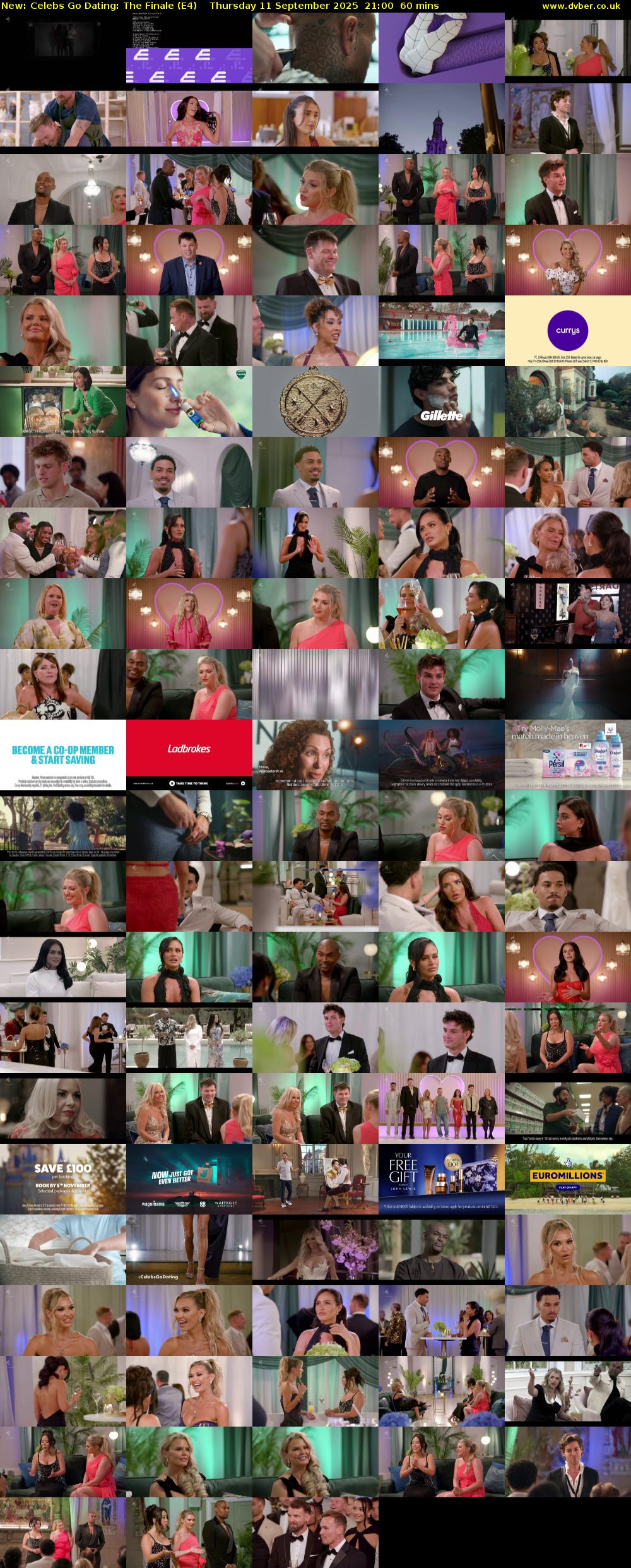 Celebs Go Dating: The Finale (E4) Thursday 11 September 2025 21:00 - 22:00