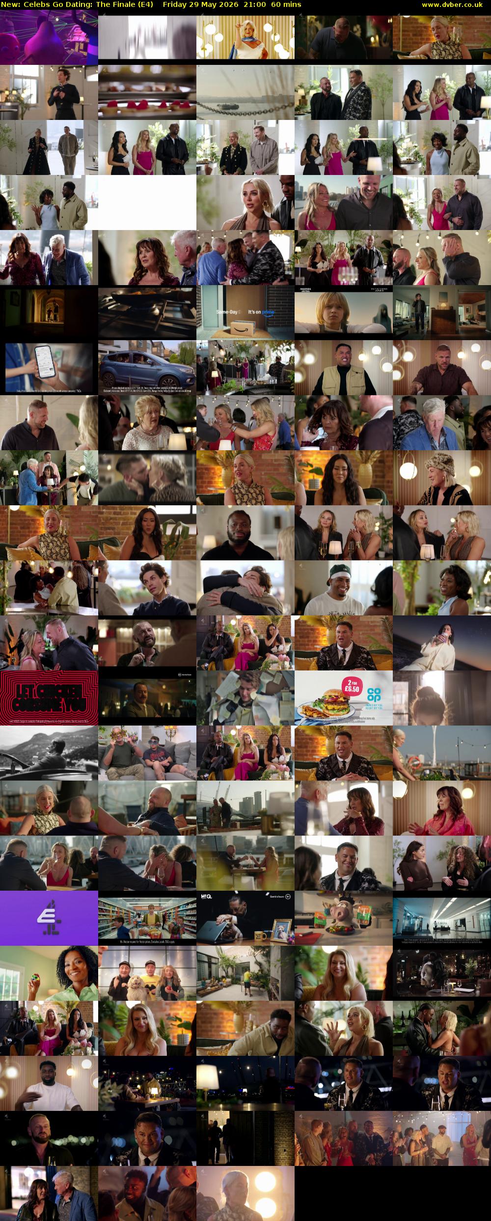 Celebs Go Dating: The Finale (E4) Friday 29 May 2026 21:00 - 22:00
