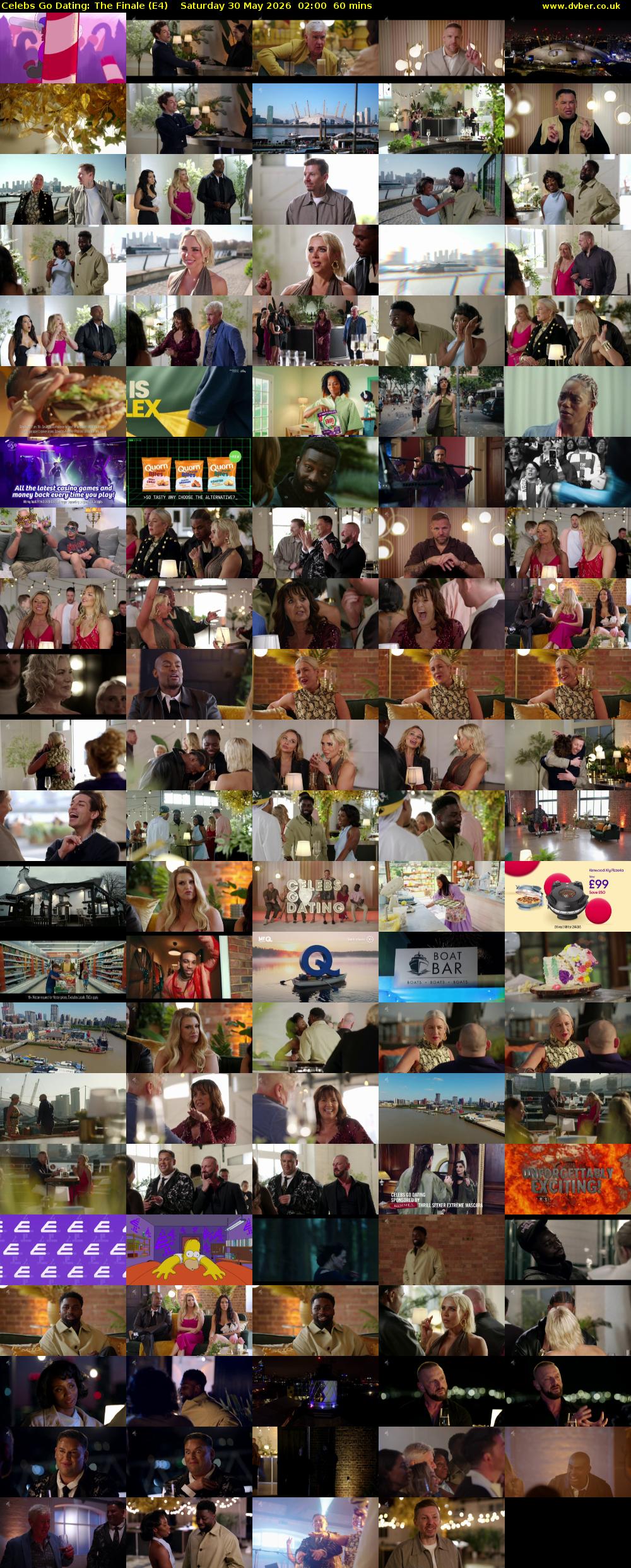 Celebs Go Dating: The Finale (E4) Saturday 30 May 2026 02:00 - 03:00