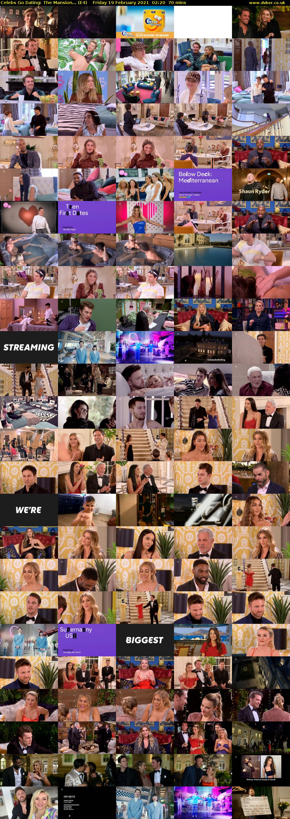Celebs Go Dating: The Mansion... (E4) Friday 19 February 2021 02:20 - 03:30