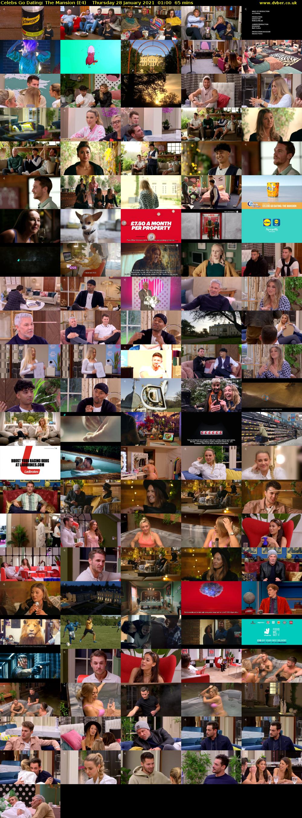 Celebs Go Dating: The Mansion (E4) Thursday 28 January 2021 01:00 - 02:05