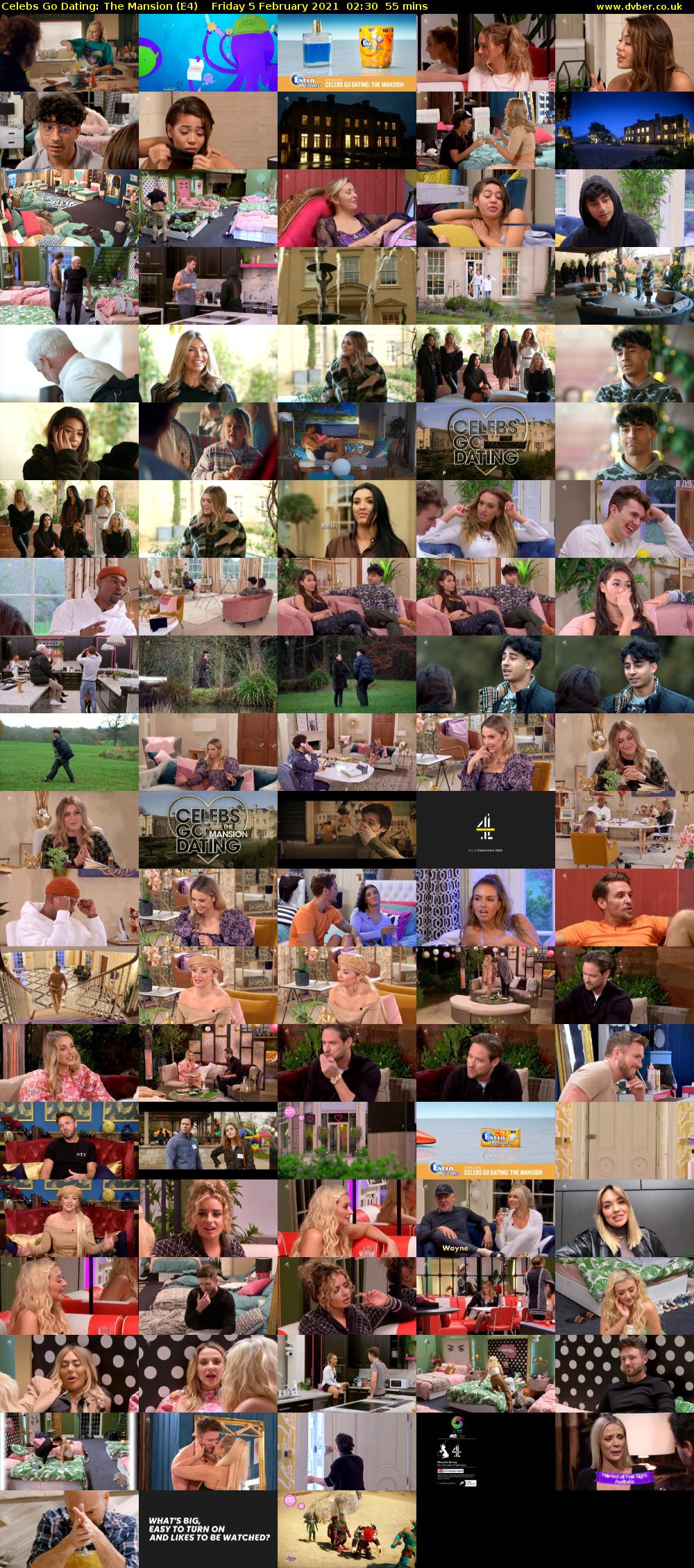 Celebs Go Dating: The Mansion (E4) Friday 5 February 2021 02:30 - 03:25