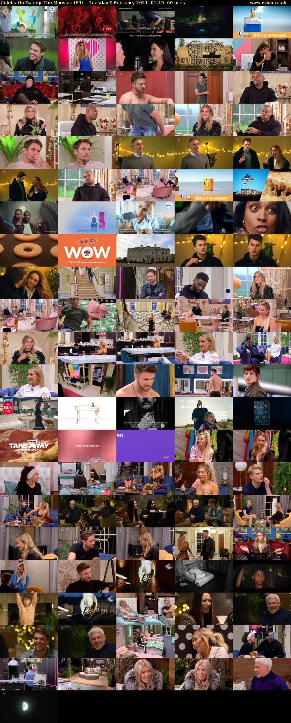 Celebs Go Dating: The Mansion (E4) Tuesday 9 February 2021 01:15 - 02:15