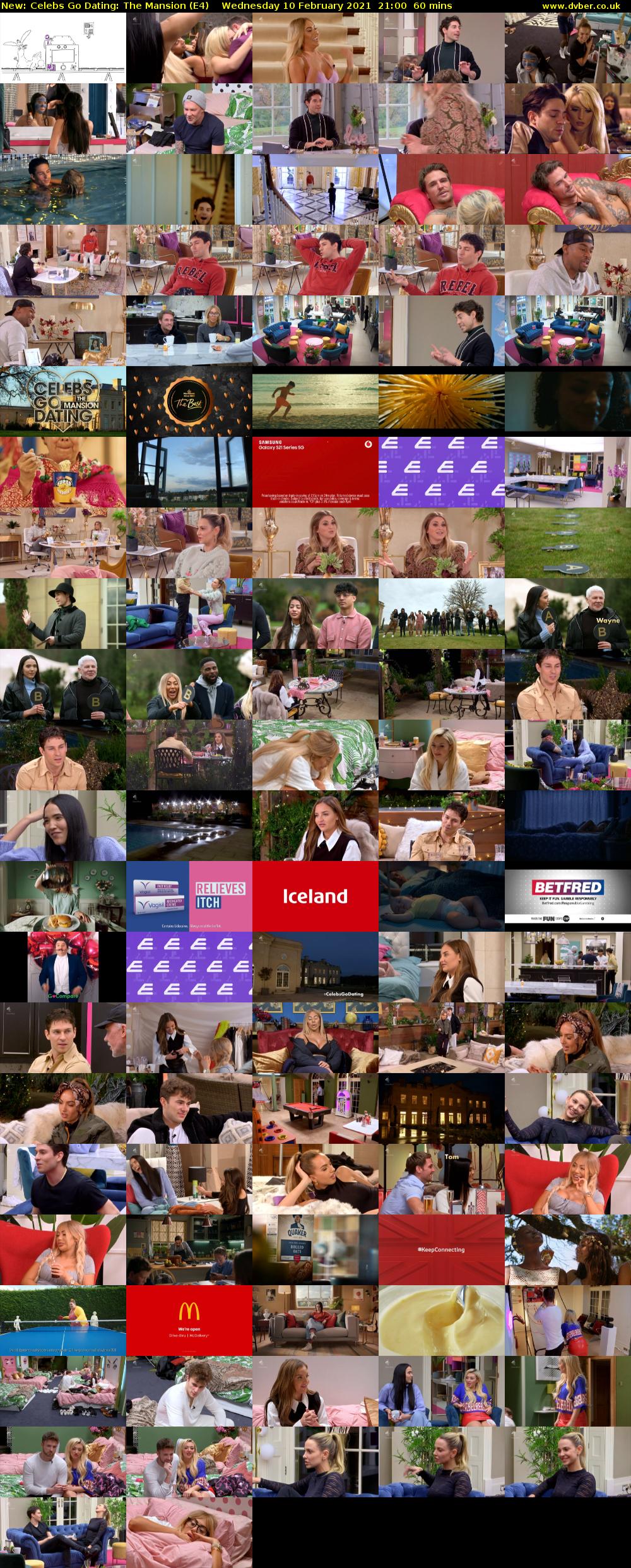 Celebs Go Dating: The Mansion (E4) Wednesday 10 February 2021 21:00 - 22:00
