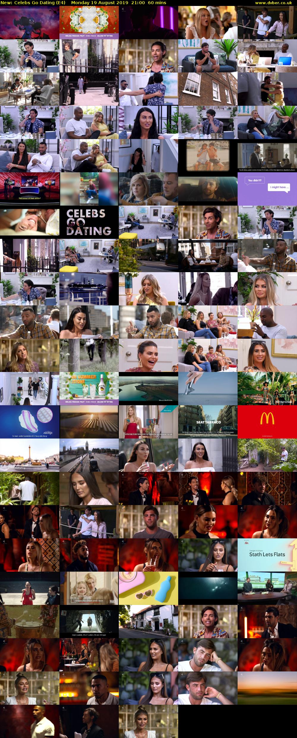 Celebs Go Dating (E4) Monday 19 August 2019 21:00 - 22:00