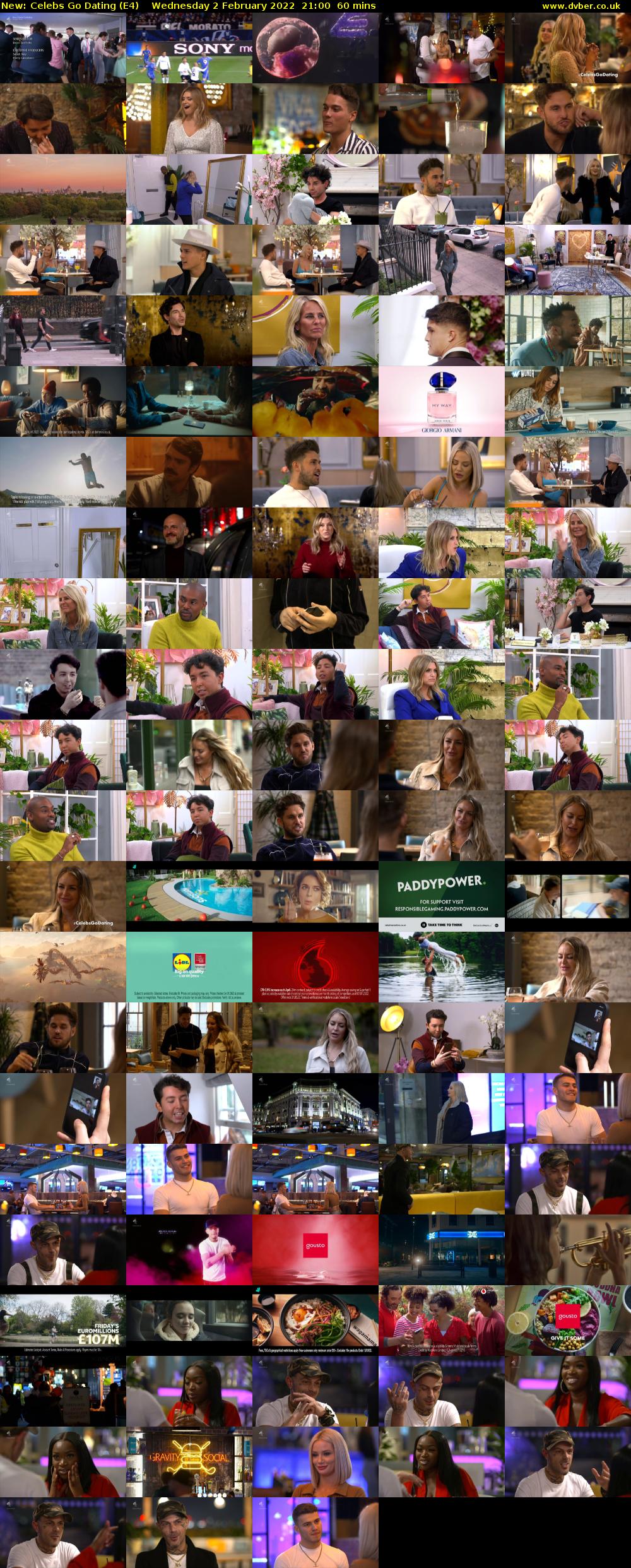 Celebs Go Dating (E4) Wednesday 2 February 2022 21:00 - 22:00