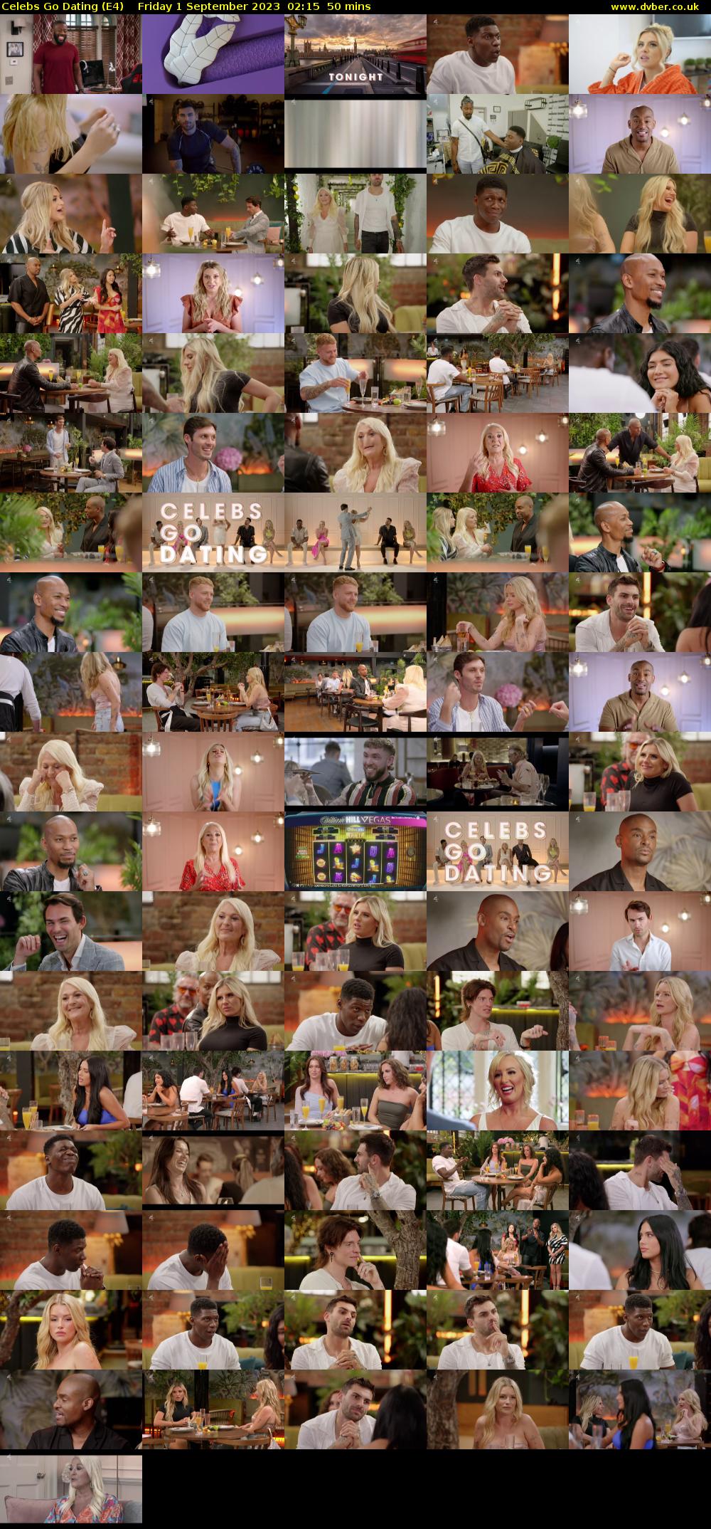 Celebs Go Dating (E4) Friday 1 September 2023 02:15 - 03:05