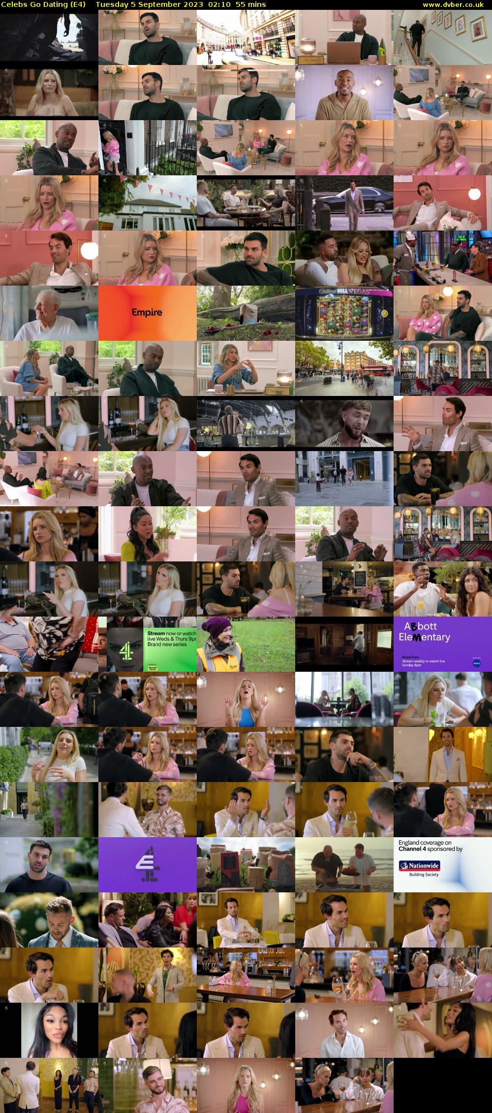 Celebs Go Dating (E4) Tuesday 5 September 2023 02:10 - 03:05