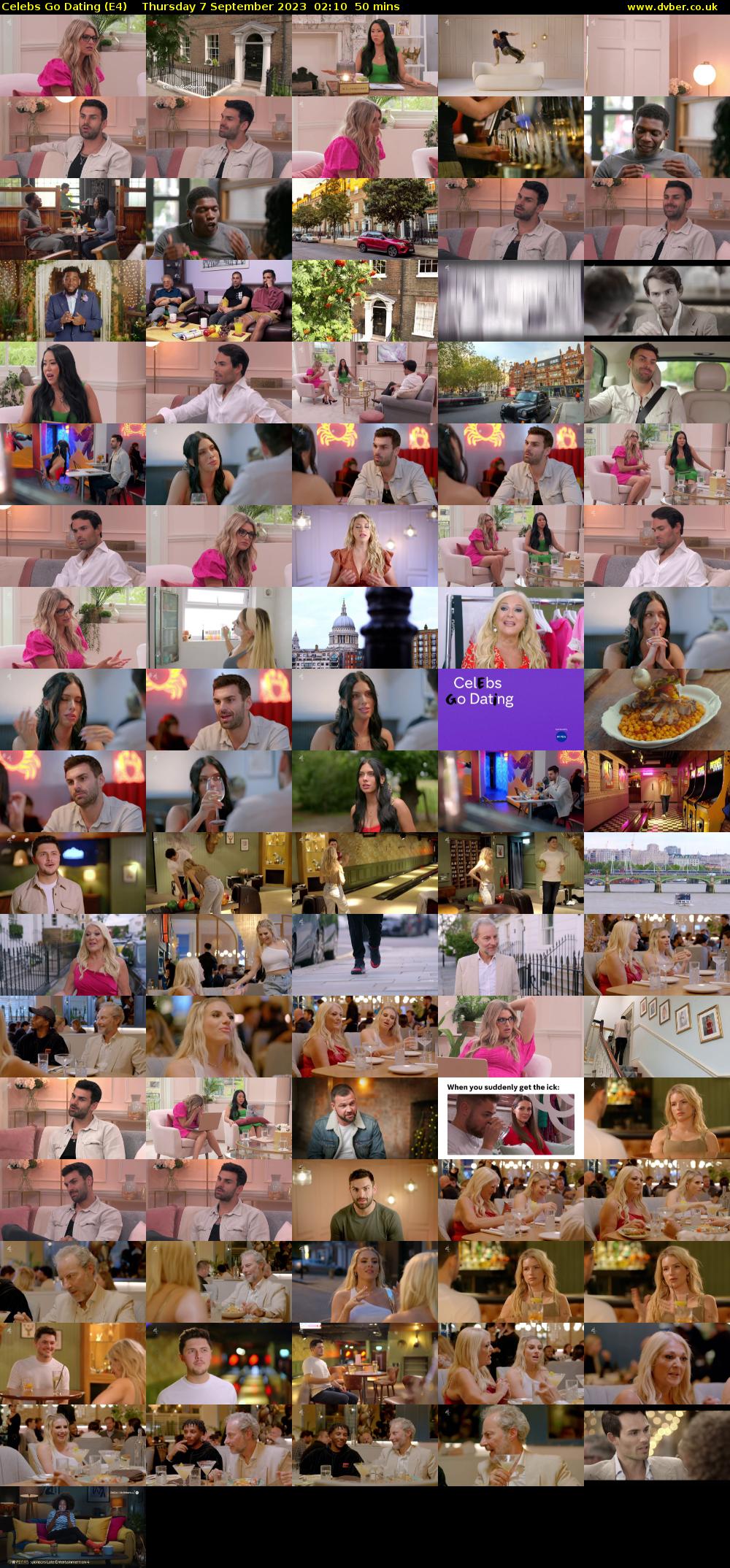 Celebs Go Dating (E4) Thursday 7 September 2023 02:10 - 03:00