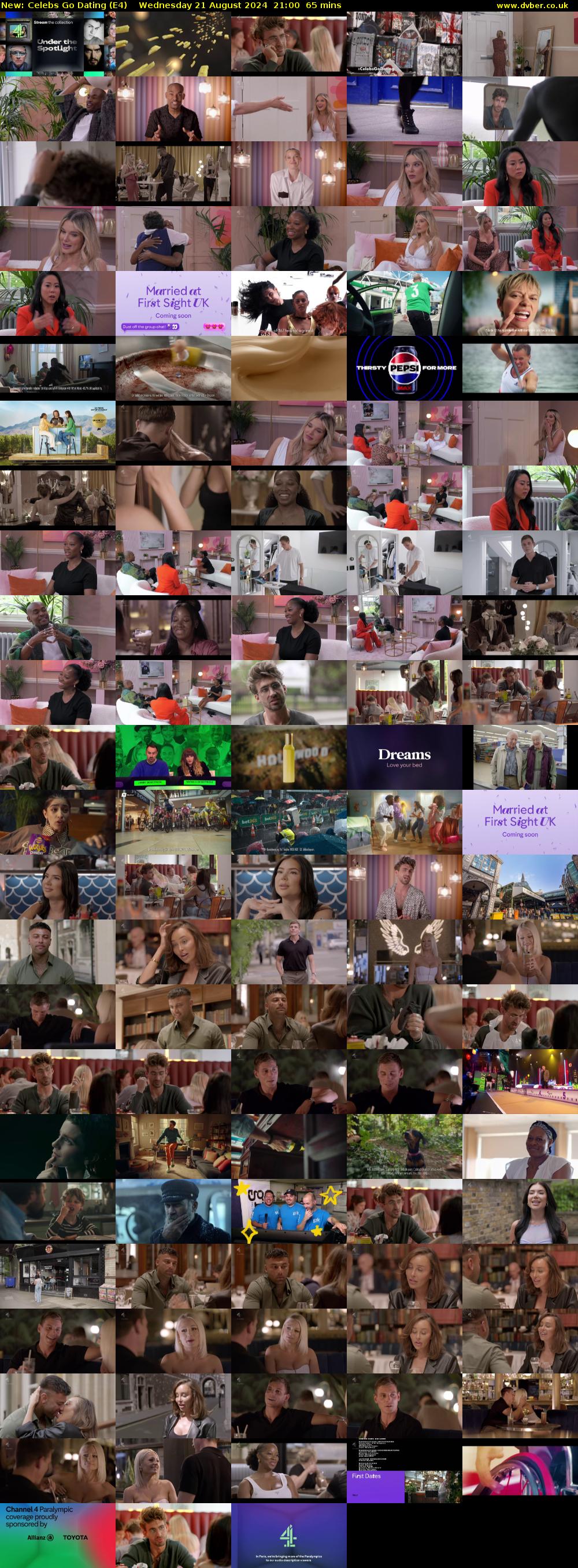 Celebs Go Dating (E4) Wednesday 21 August 2024 21:00 - 22:05