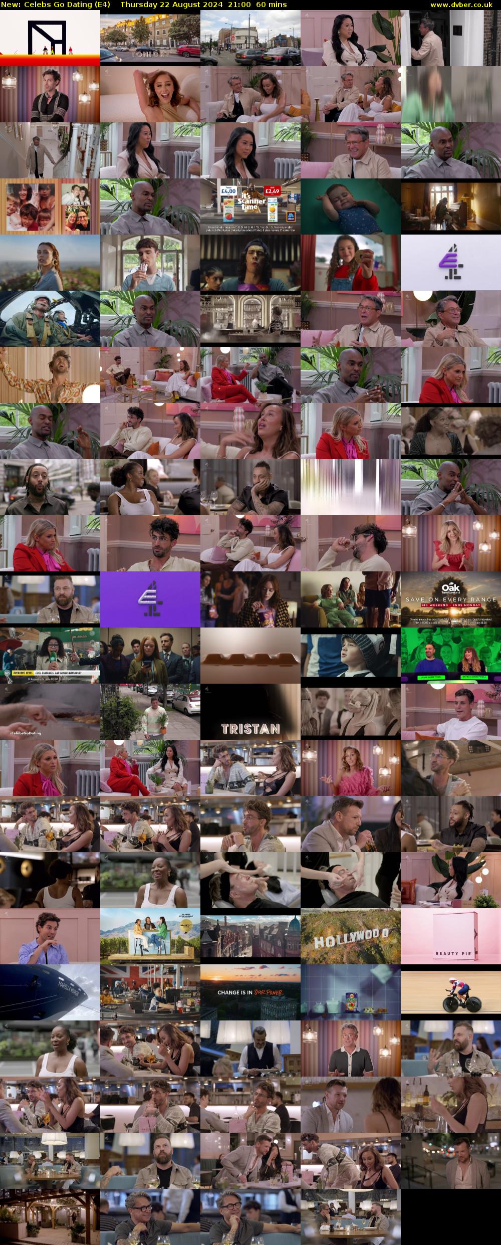 Celebs Go Dating (E4) Thursday 22 August 2024 21:00 - 22:00