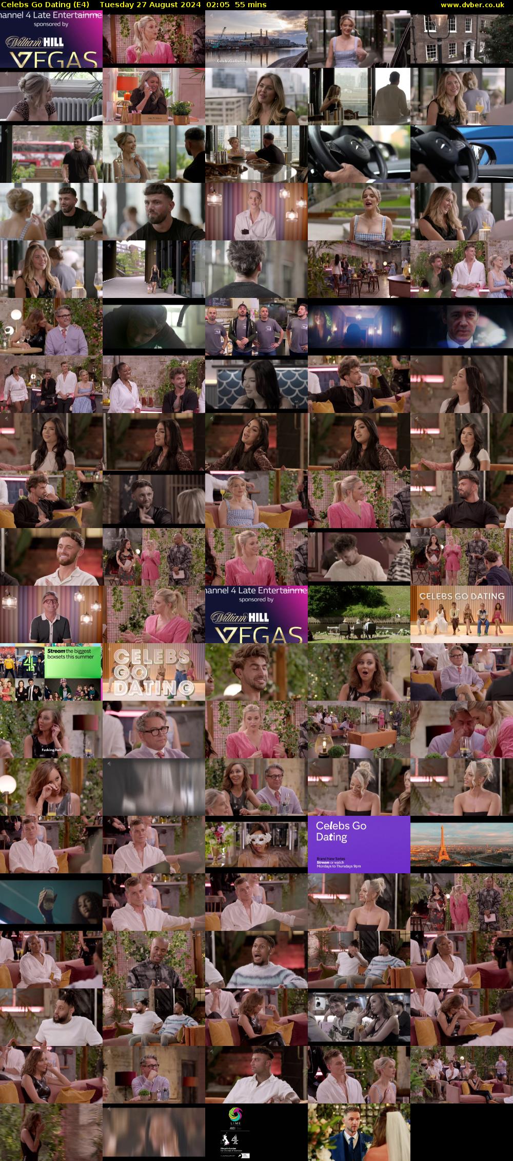 Celebs Go Dating (E4) Tuesday 27 August 2024 02:05 - 03:00
