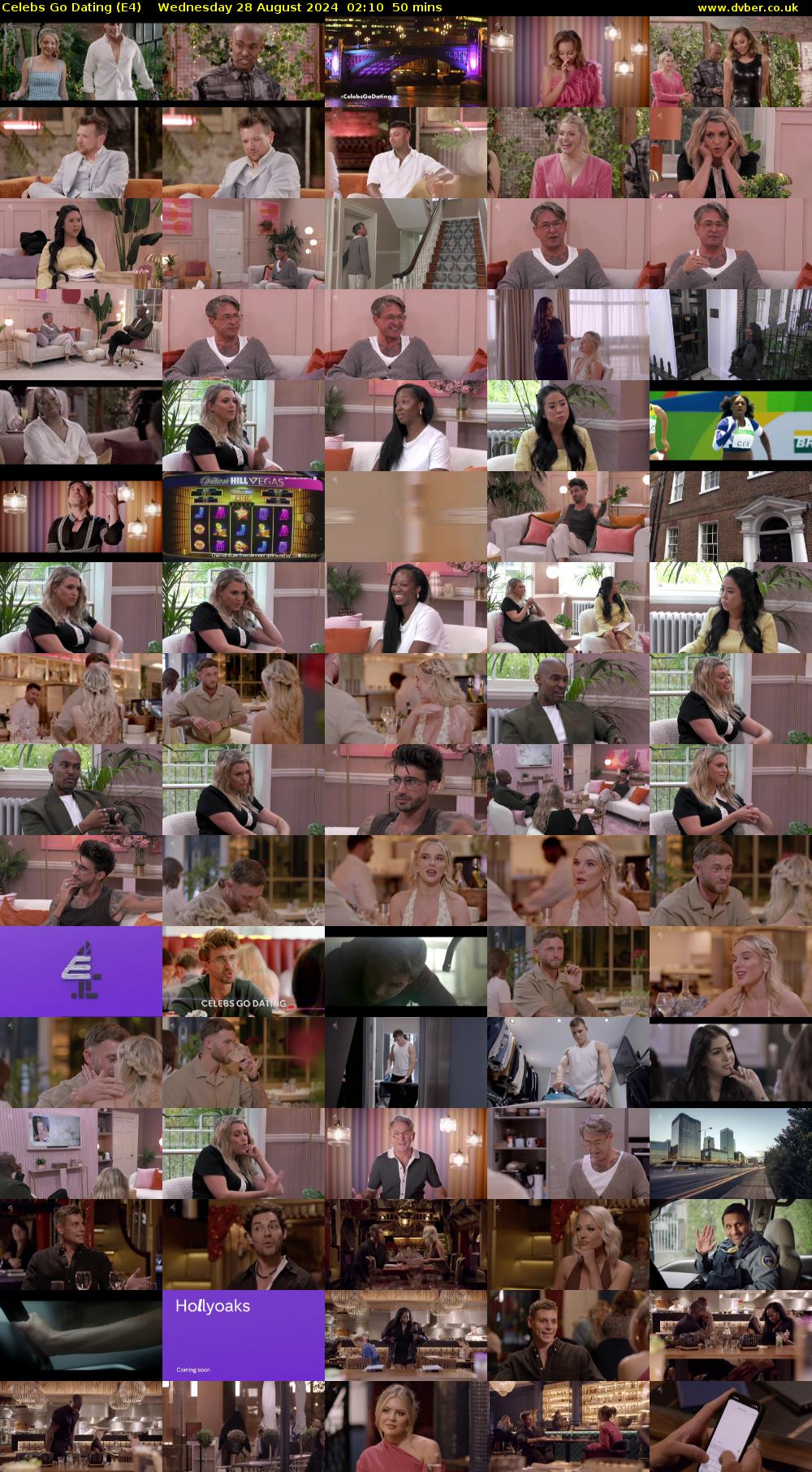 Celebs Go Dating (E4) Wednesday 28 August 2024 02:10 - 03:00