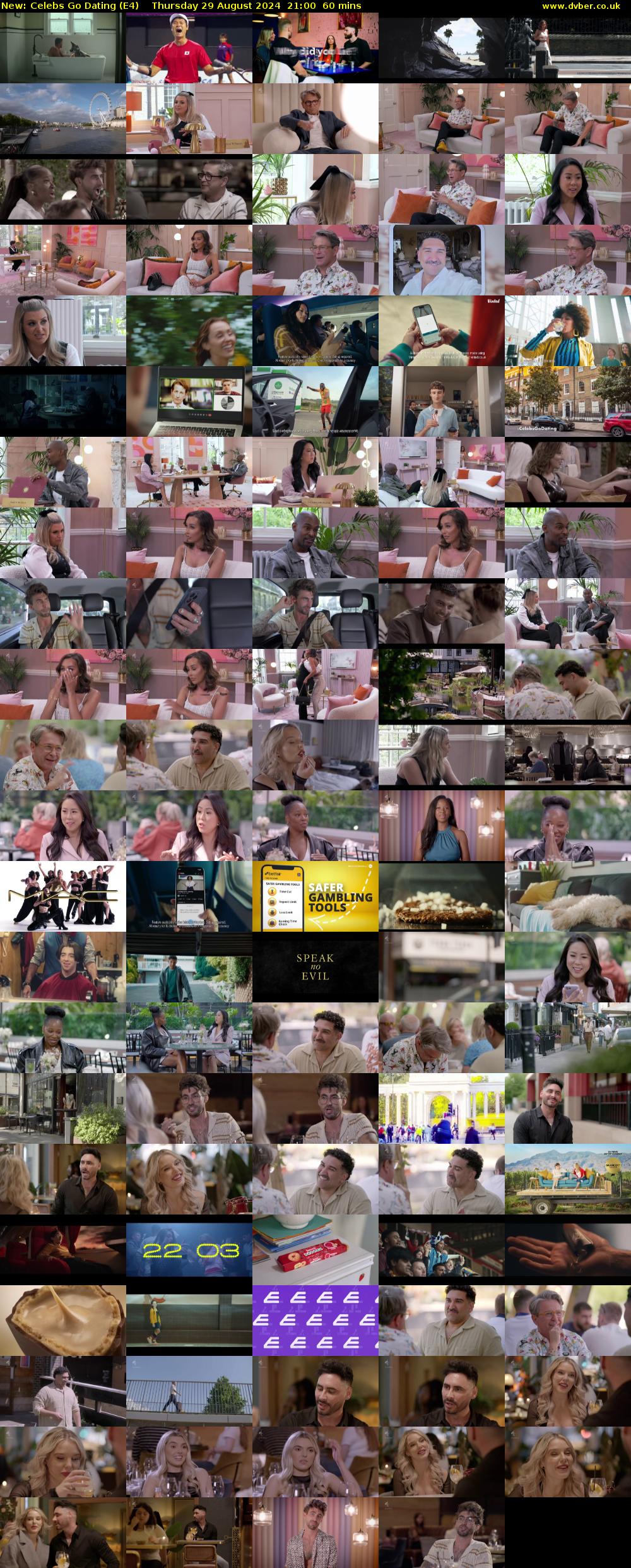Celebs Go Dating (E4) Thursday 29 August 2024 21:00 - 22:00