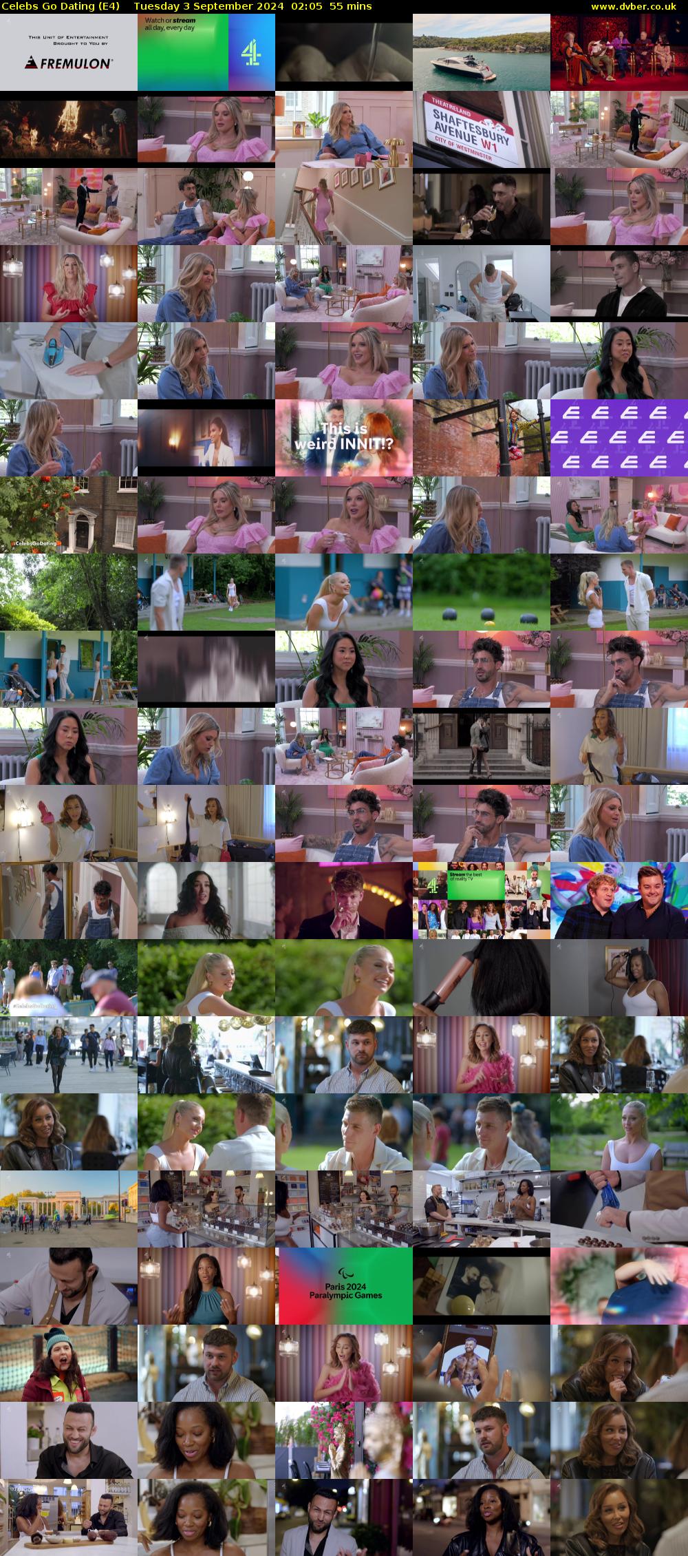 Celebs Go Dating (E4) Tuesday 3 September 2024 02:05 - 03:00