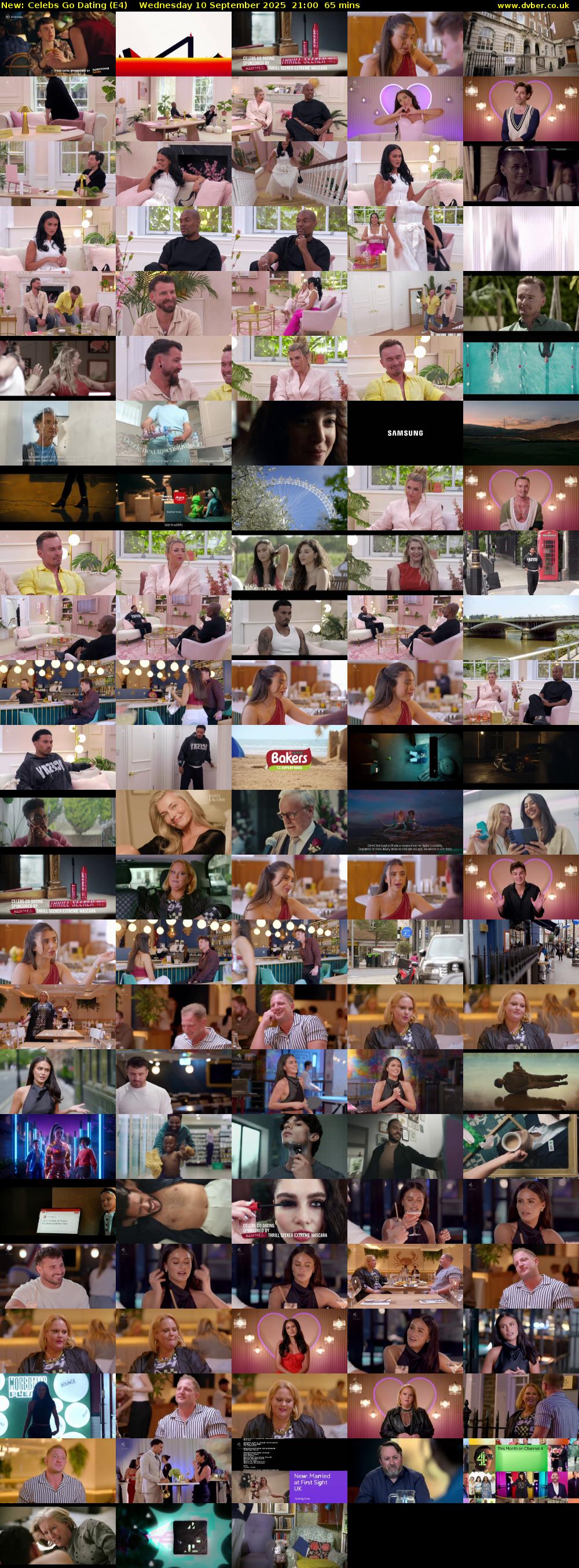 Celebs Go Dating (E4) Wednesday 10 September 2025 21:00 - 22:05
