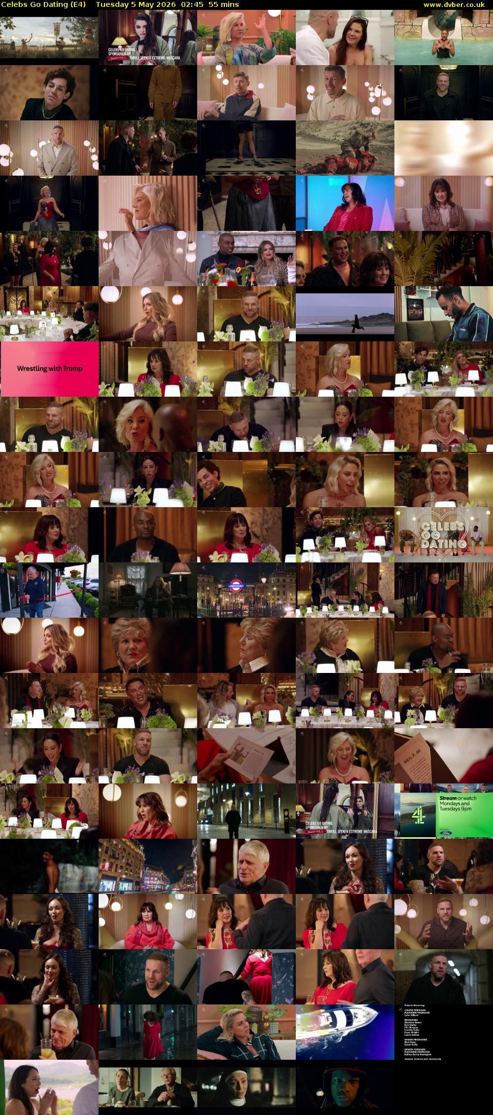 Celebs Go Dating (E4) Tuesday 5 May 2026 02:45 - 03:40