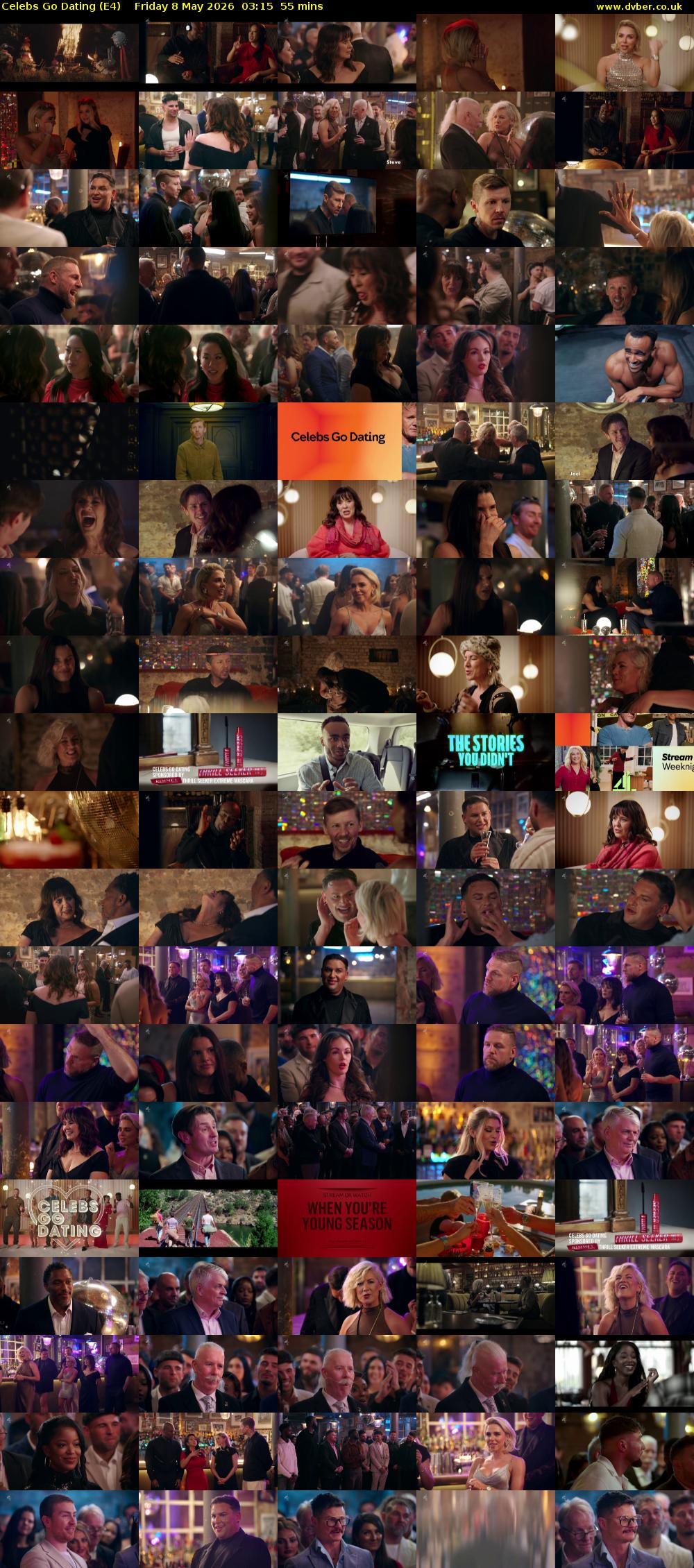 Celebs Go Dating (E4) Friday 8 May 2026 03:15 - 04:10