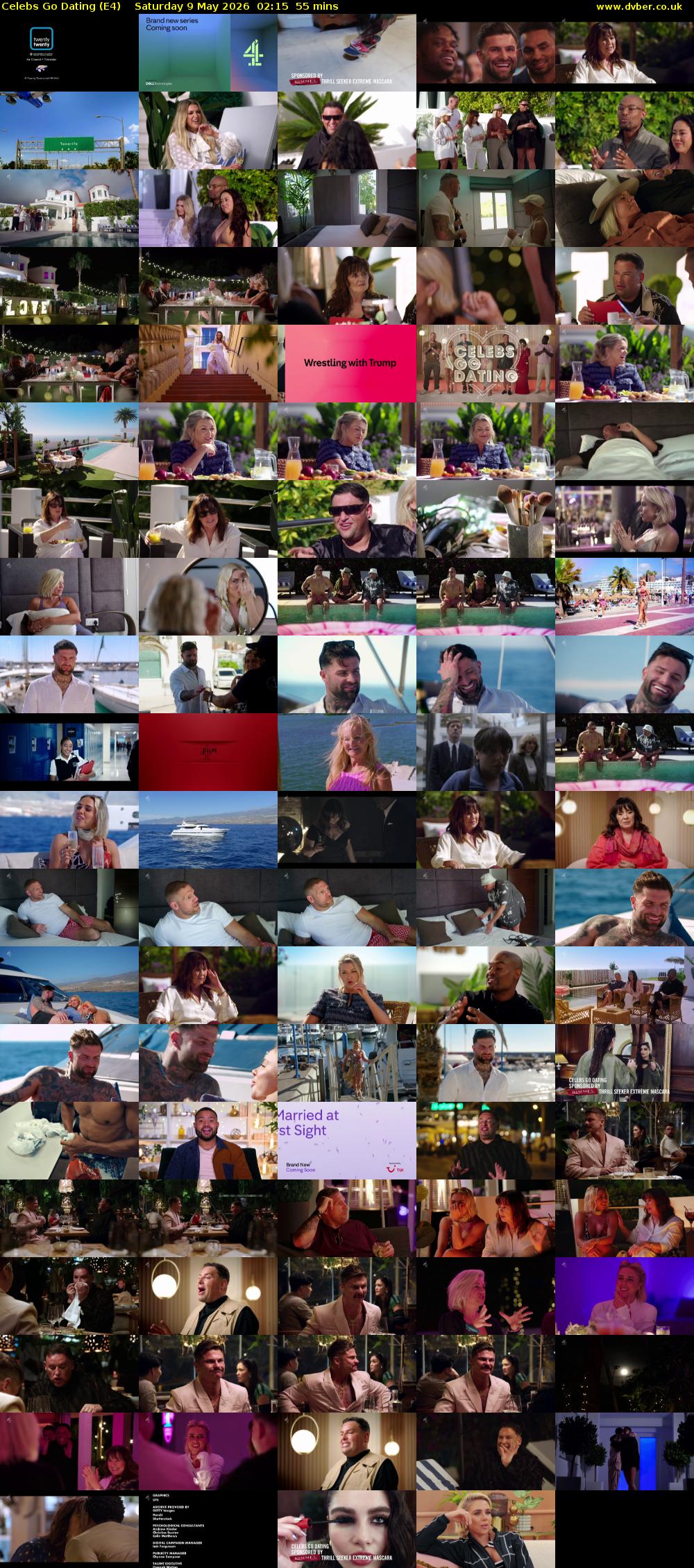 Celebs Go Dating (E4) Saturday 9 May 2026 02:15 - 03:10