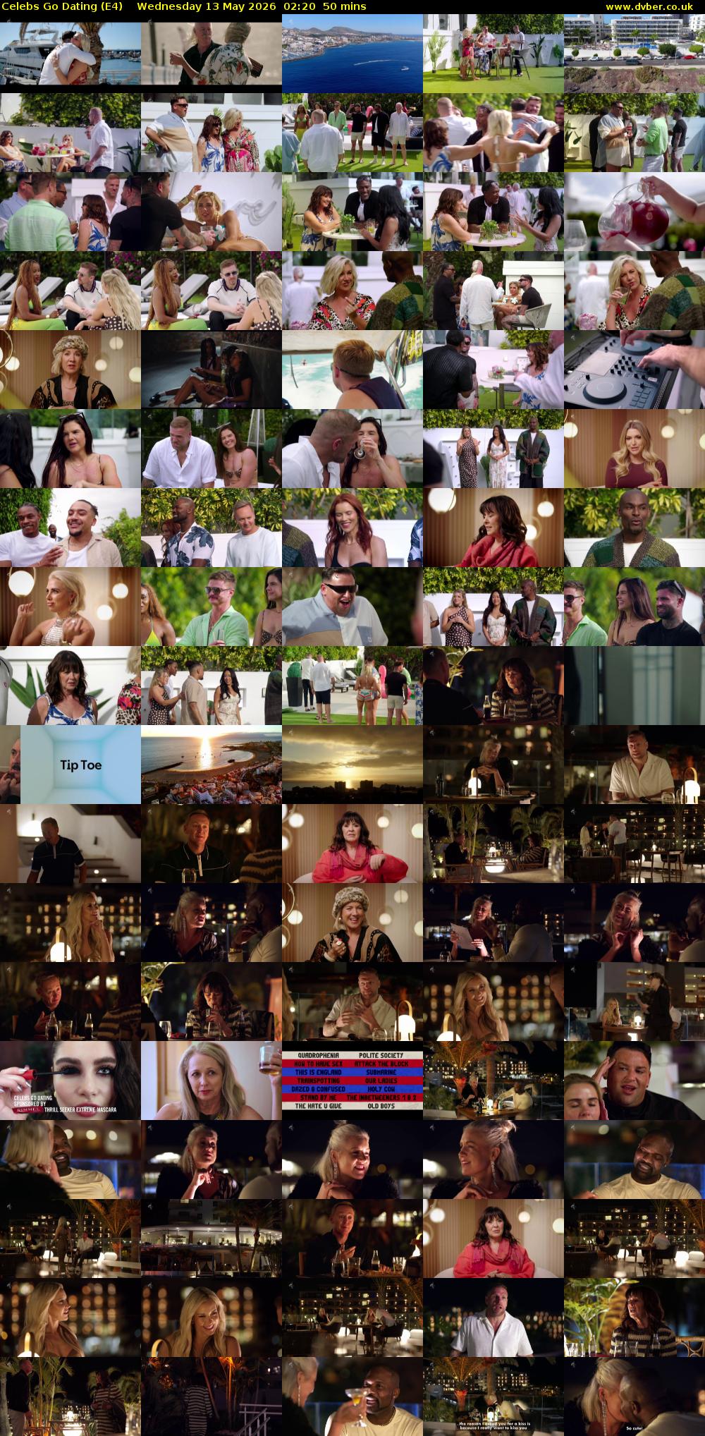 Celebs Go Dating (E4) Wednesday 13 May 2026 02:20 - 03:10