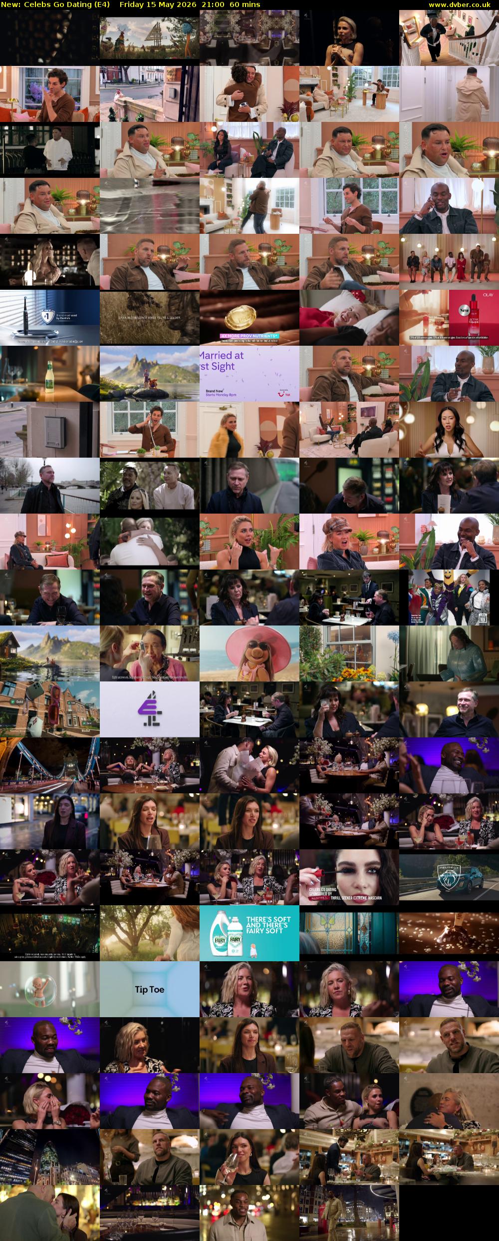 Celebs Go Dating (E4) Friday 15 May 2026 21:00 - 22:00