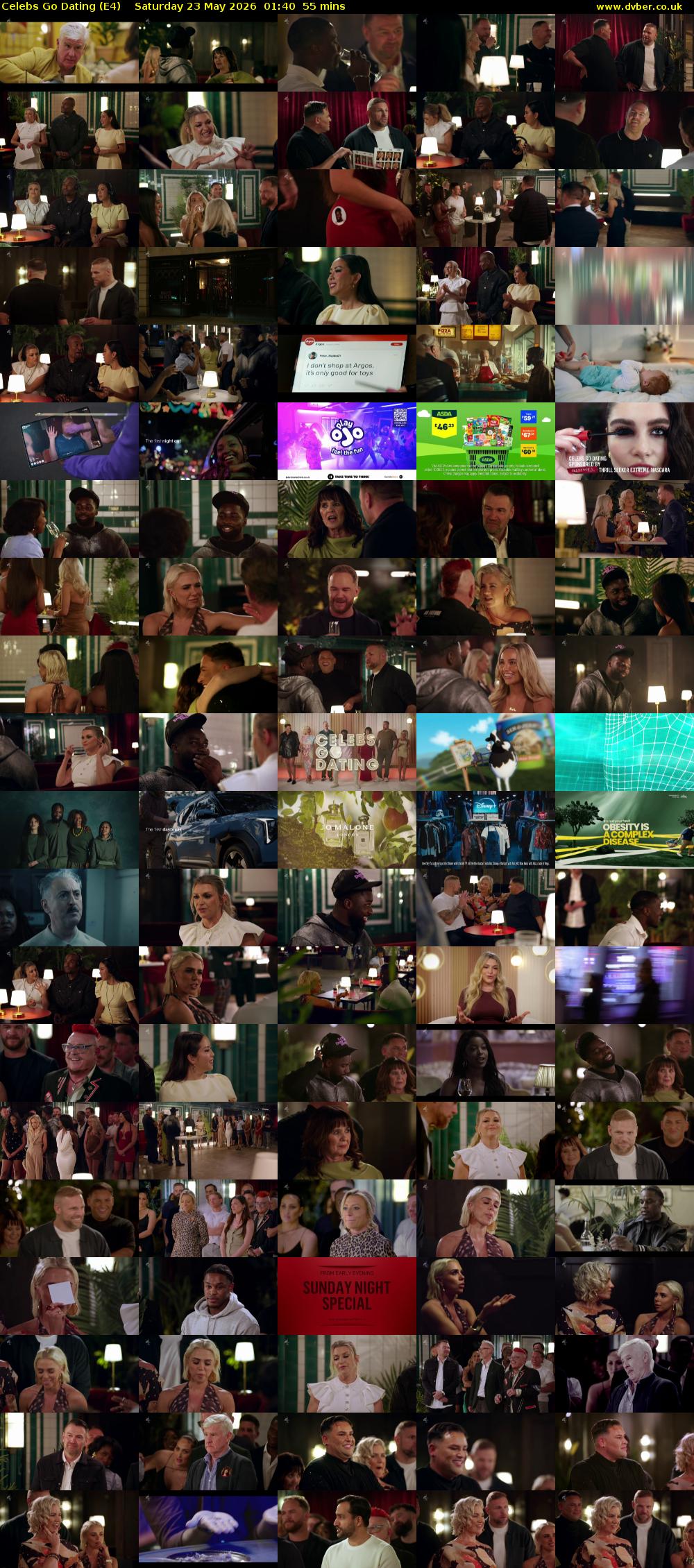 Celebs Go Dating (E4) Saturday 23 May 2026 01:40 - 02:35