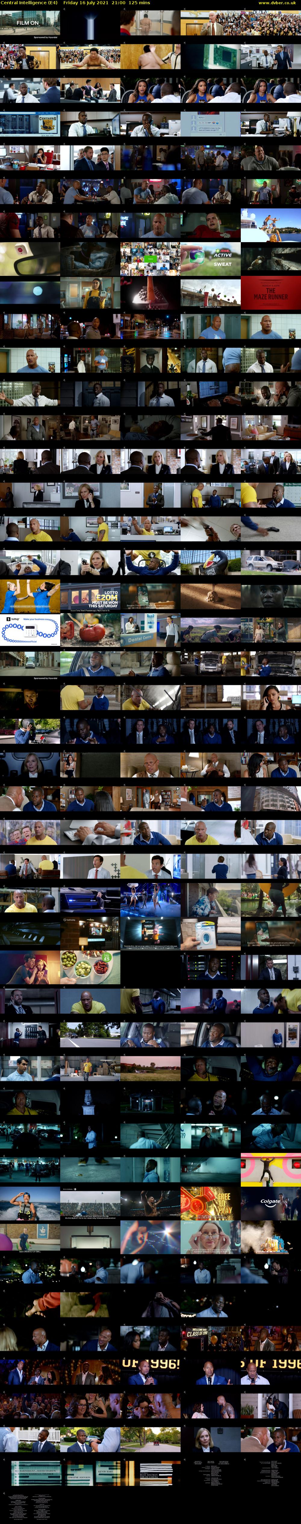 Central Intelligence (E4) Friday 16 July 2021 21:00 - 23:05