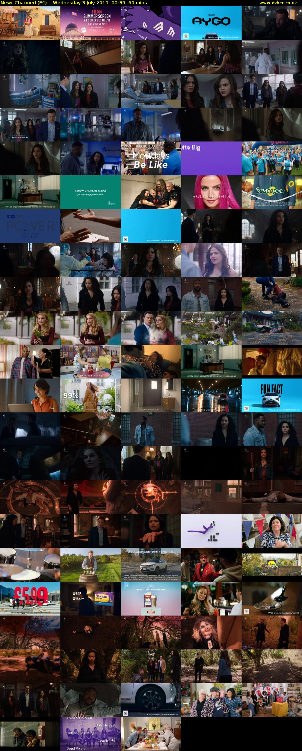 Charmed (E4) Wednesday 3 July 2019 00:35 - 01:35
