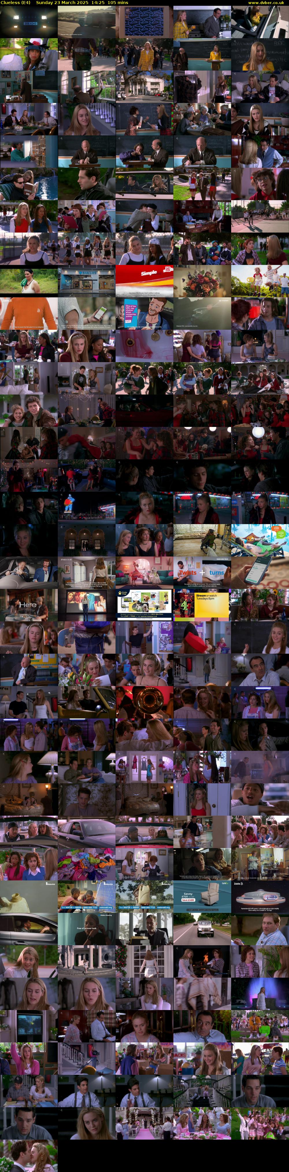 Clueless (E4) Sunday 23 March 2025 14:25 - 16:10