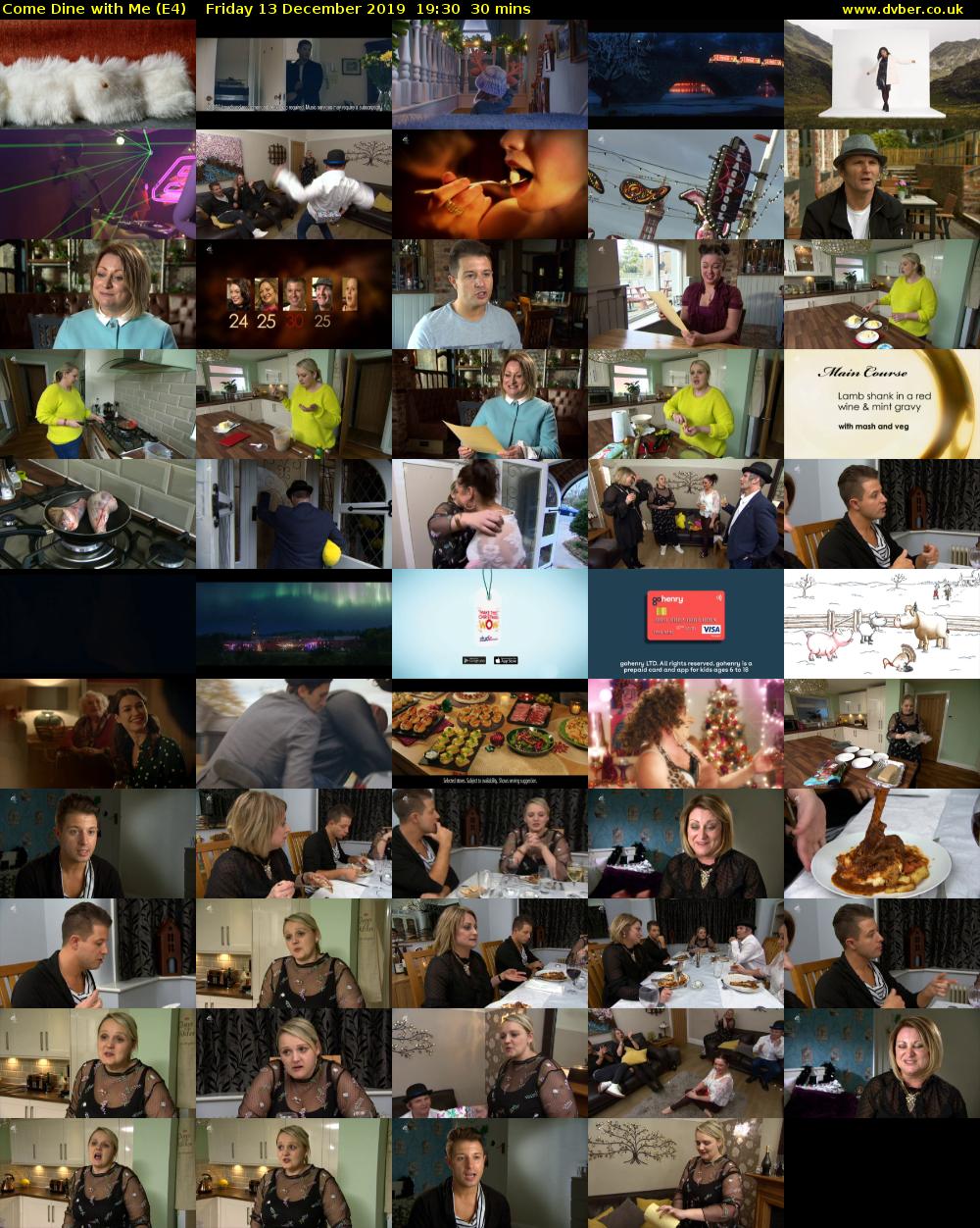 Come Dine with Me (E4) Friday 13 December 2019 19:30 - 20:00