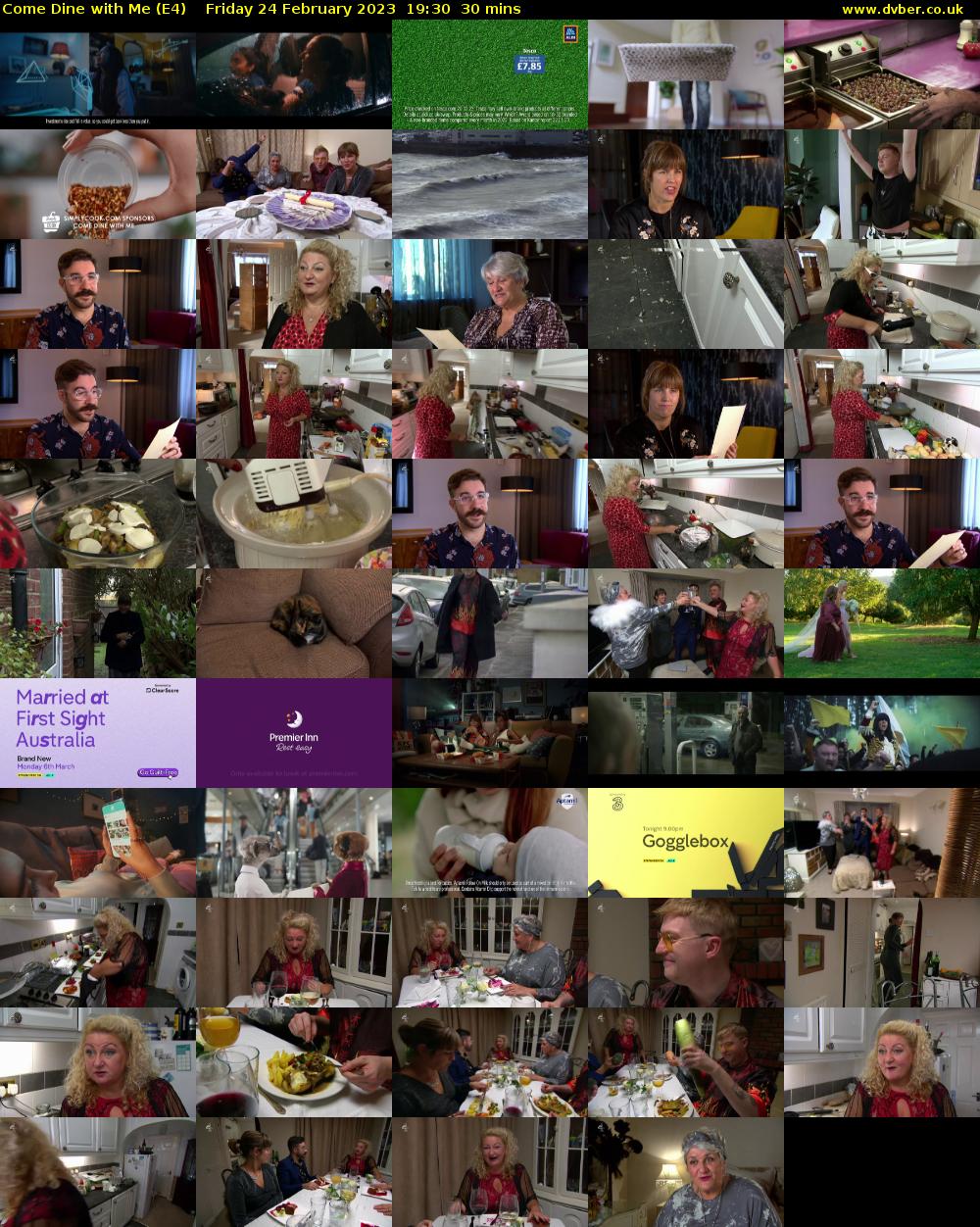 Come Dine with Me (E4) Friday 24 February 2023 19:30 - 20:00