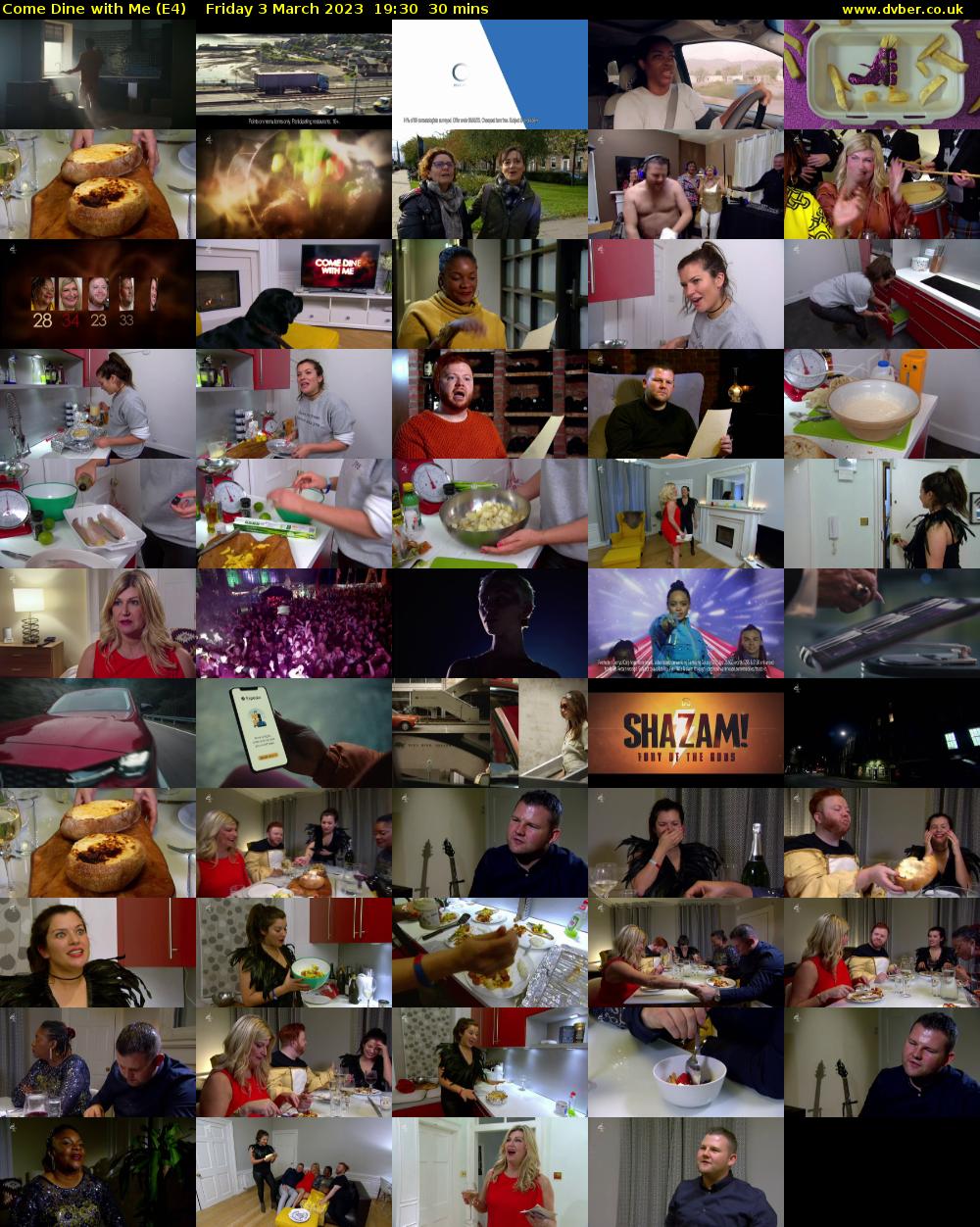 Come Dine with Me (E4) Friday 3 March 2023 19:30 - 20:00