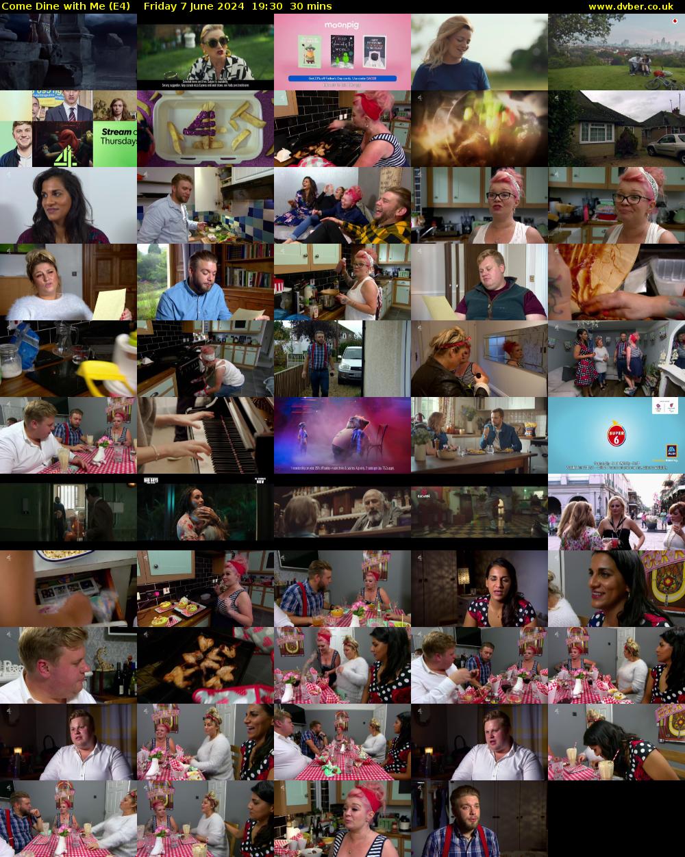 Come Dine with Me (E4) Friday 7 June 2024 19:30 - 20:00