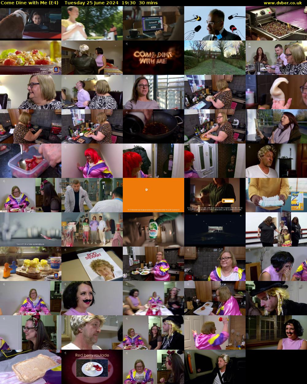 Come Dine with Me (E4) Tuesday 25 June 2024 19:30 - 20:00