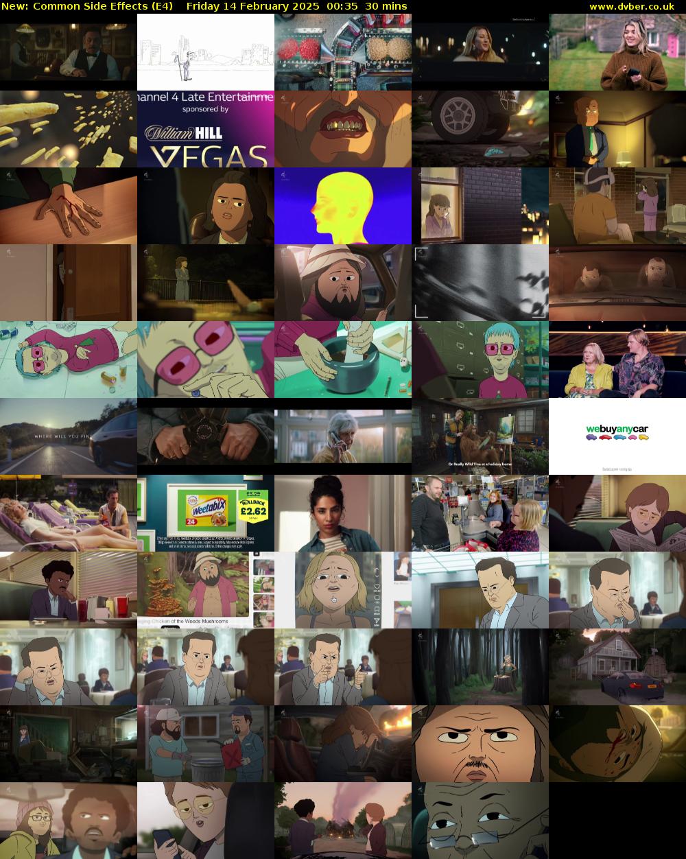 Common Side Effects (E4) Friday 14 February 2025 00:35 - 01:05