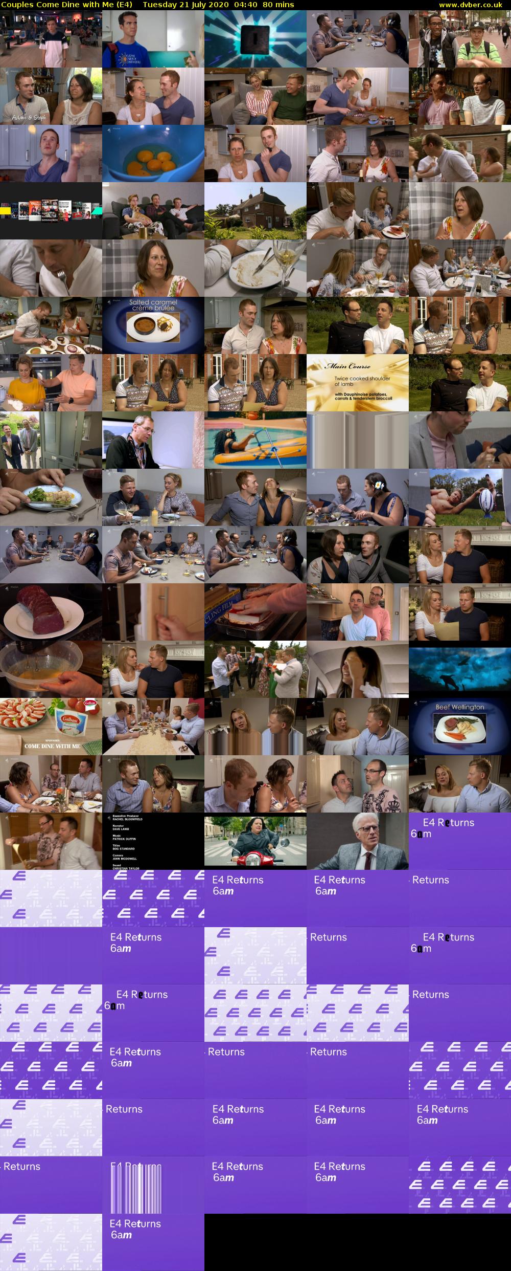 Couples Come Dine with Me (E4) Tuesday 21 July 2020 04:40 - 06:00