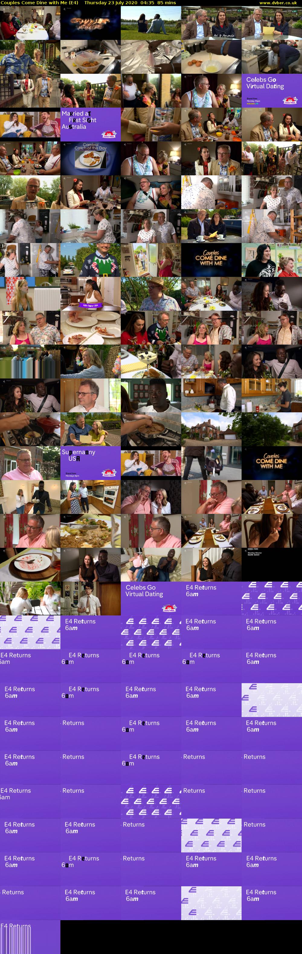 Couples Come Dine with Me (E4) Thursday 23 July 2020 04:35 - 06:00