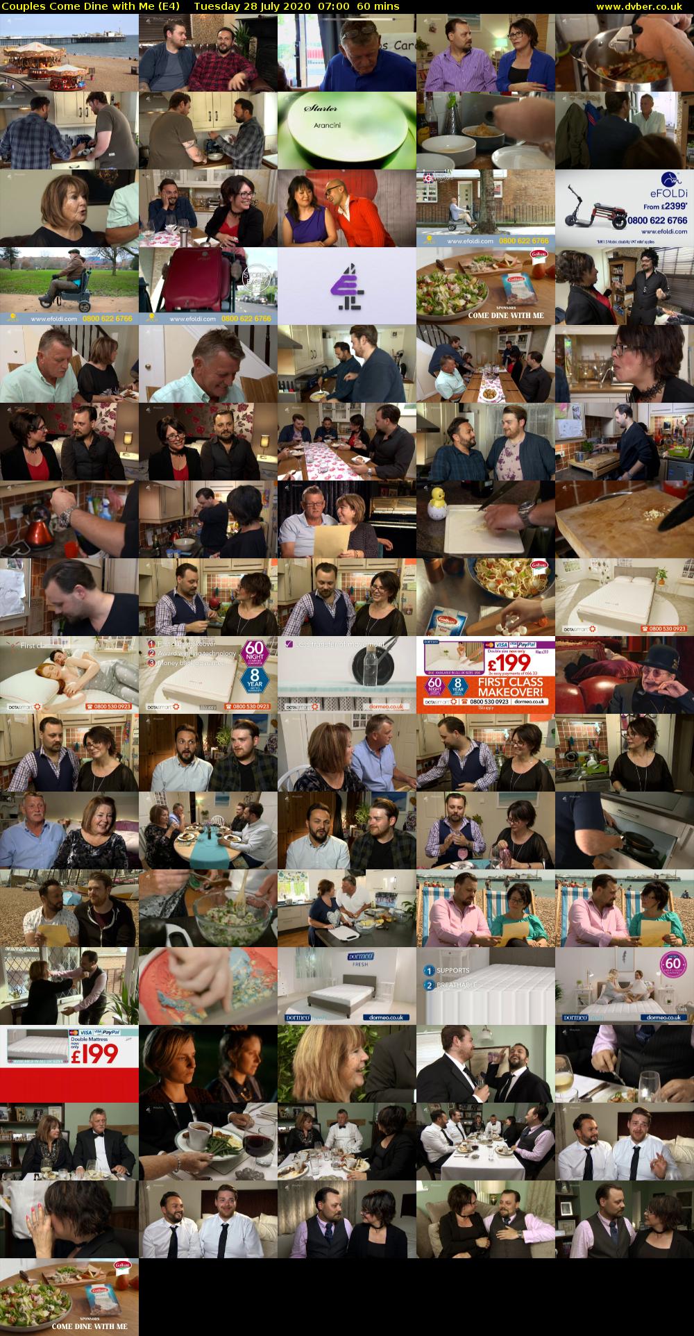 Couples Come Dine with Me (E4) Tuesday 28 July 2020 07:00 - 08:00