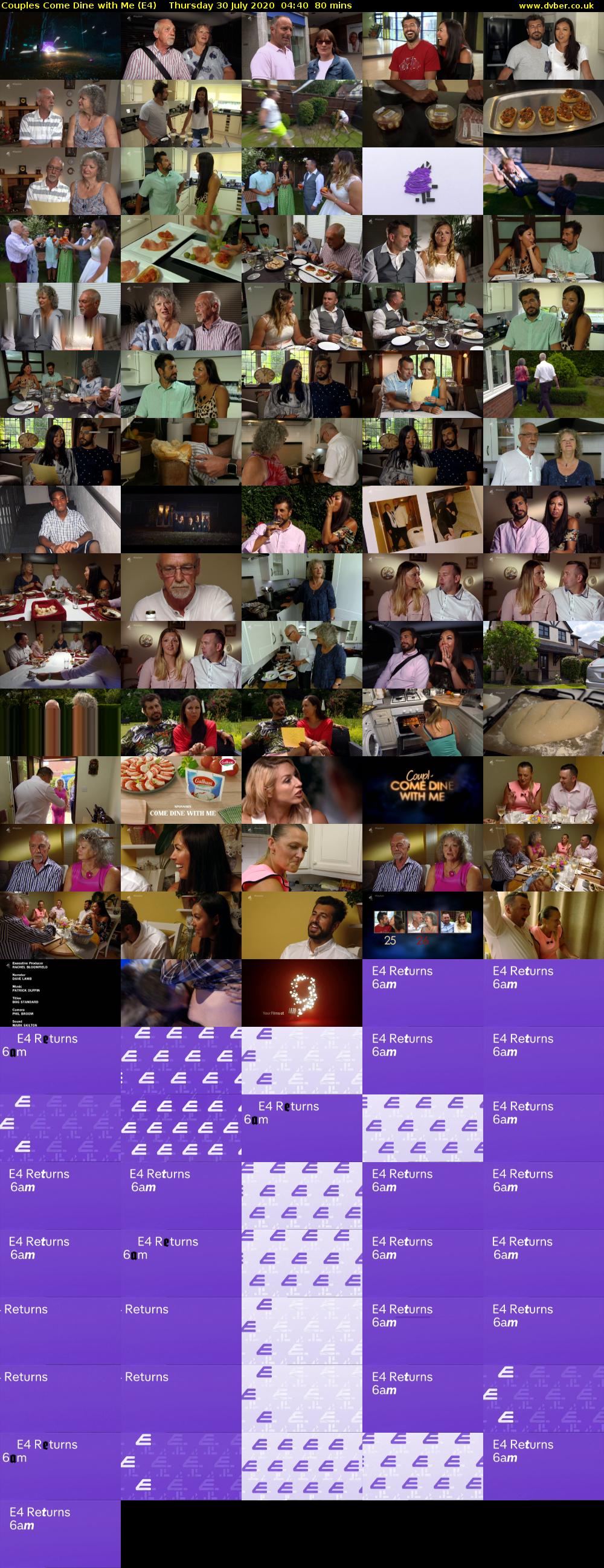 Couples Come Dine with Me (E4) Thursday 30 July 2020 04:40 - 06:00