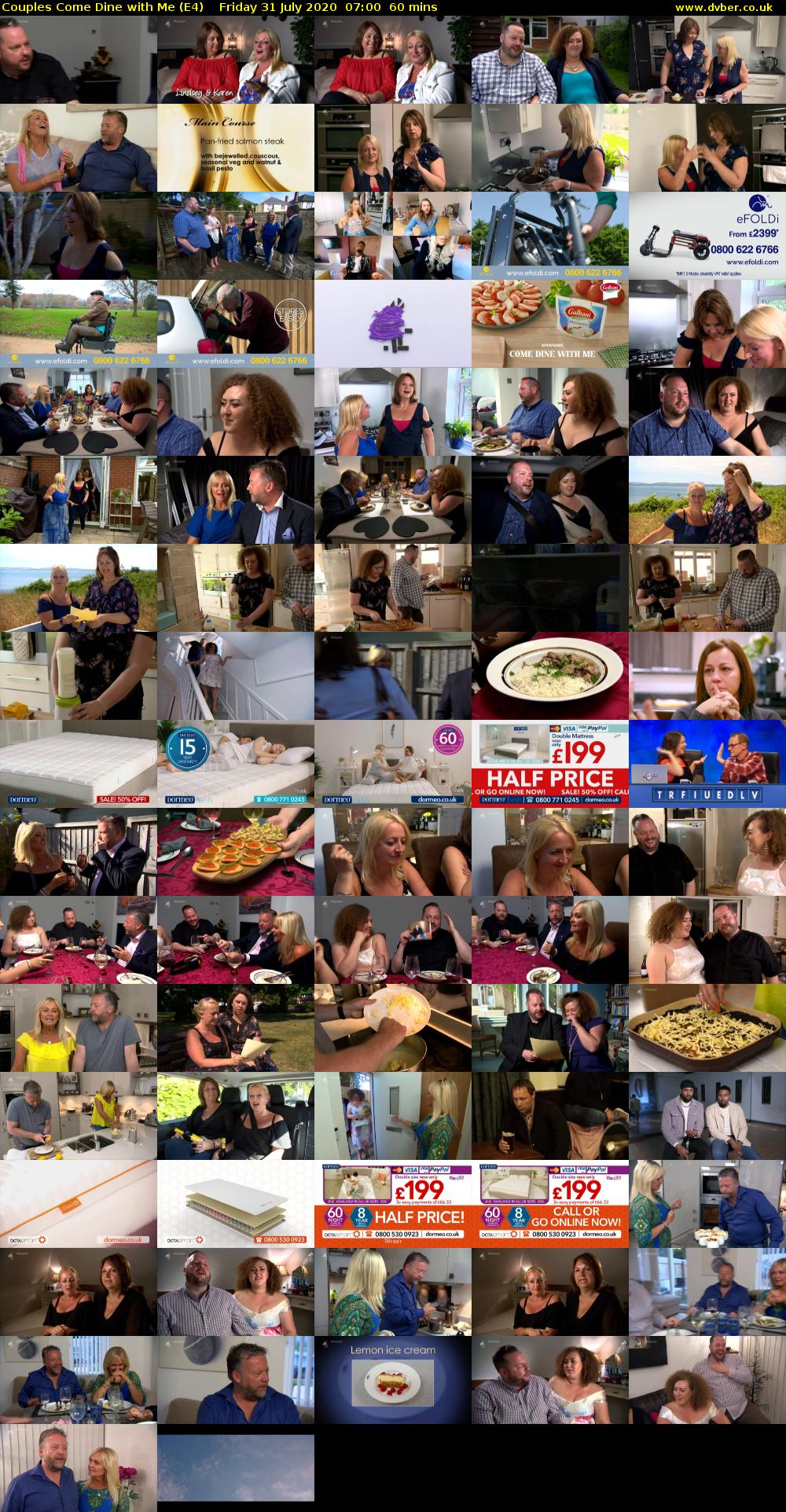Couples Come Dine with Me (E4) Friday 31 July 2020 07:00 - 08:00