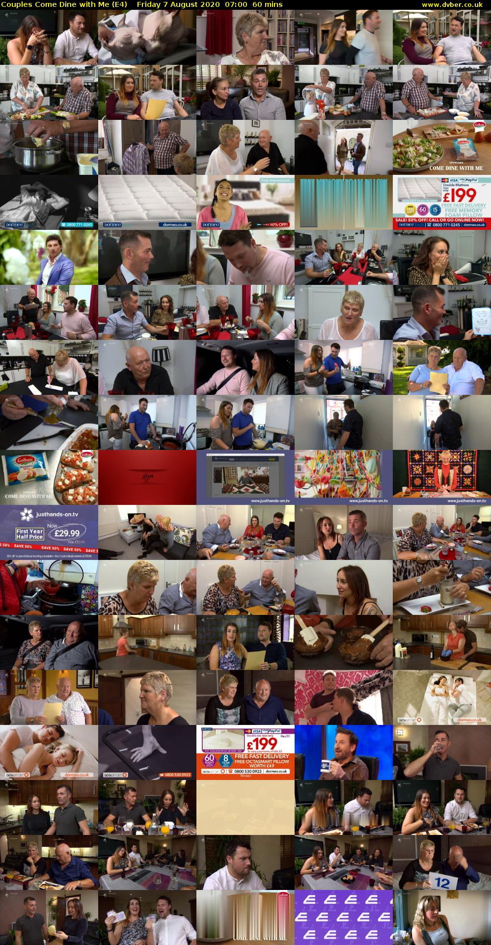 Couples Come Dine with Me (E4) Friday 7 August 2020 07:00 - 08:00