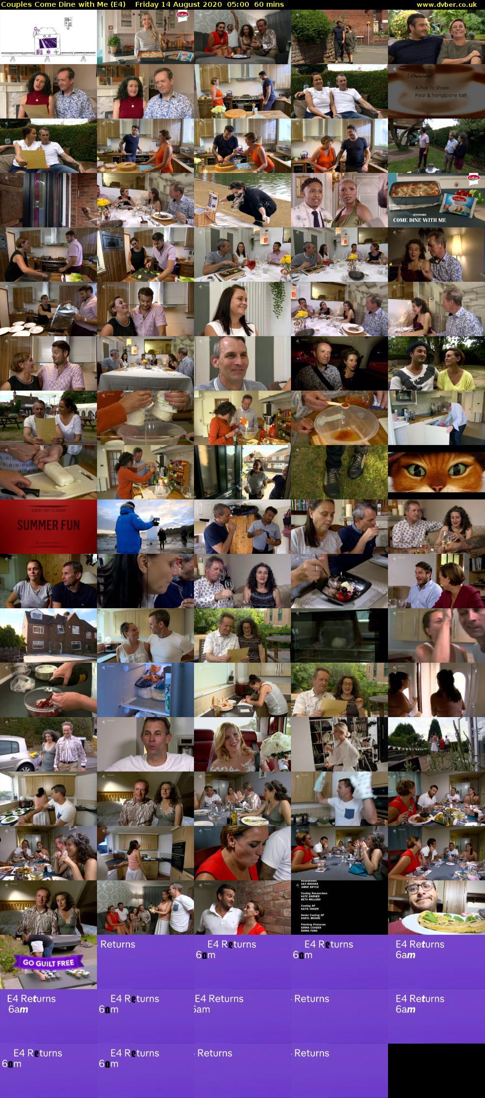 Couples Come Dine with Me (E4) Friday 14 August 2020 05:00 - 06:00