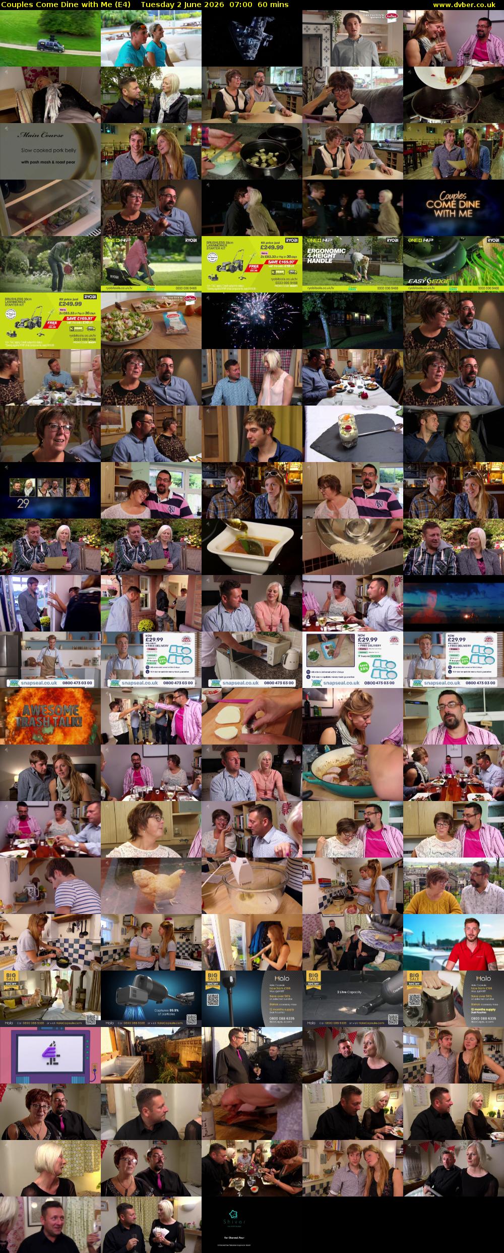 Couples Come Dine with Me (E4) Tuesday 2 June 2026 07:00 - 08:00