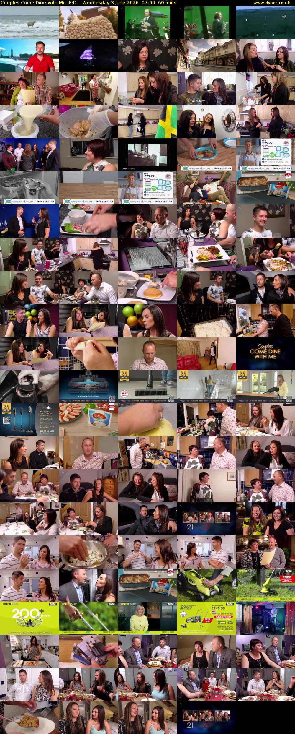 Couples Come Dine with Me (E4) Wednesday 3 June 2026 07:00 - 08:00