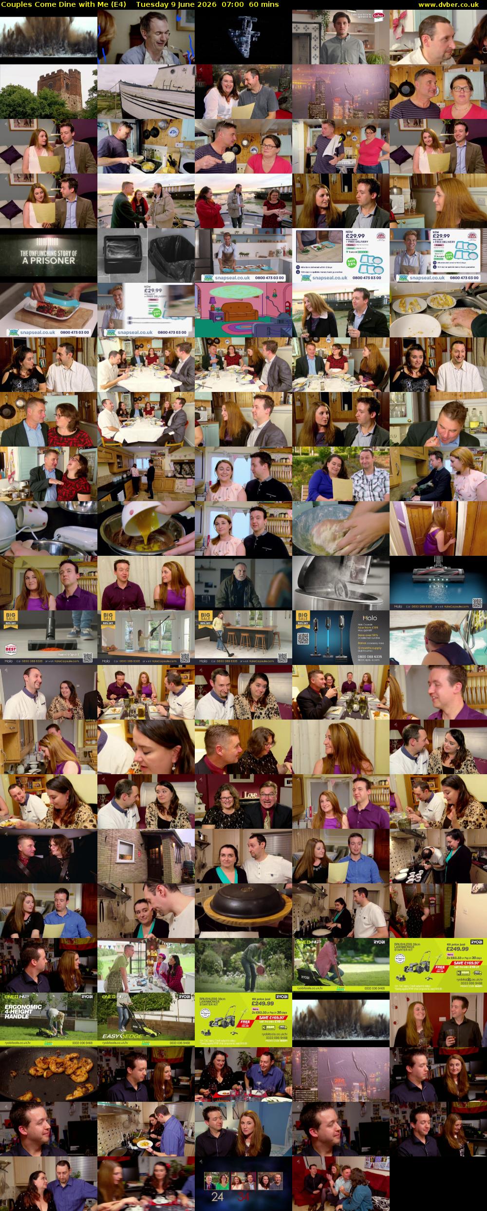 Couples Come Dine with Me (E4) Tuesday 9 June 2026 07:00 - 08:00