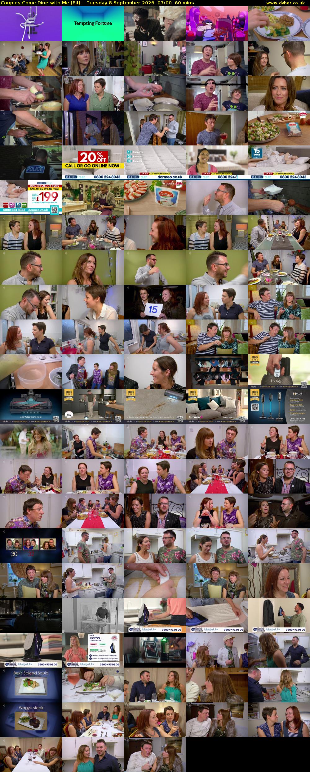 Couples Come Dine with Me (E4) Tuesday 8 September 2026 07:00 - 08:00